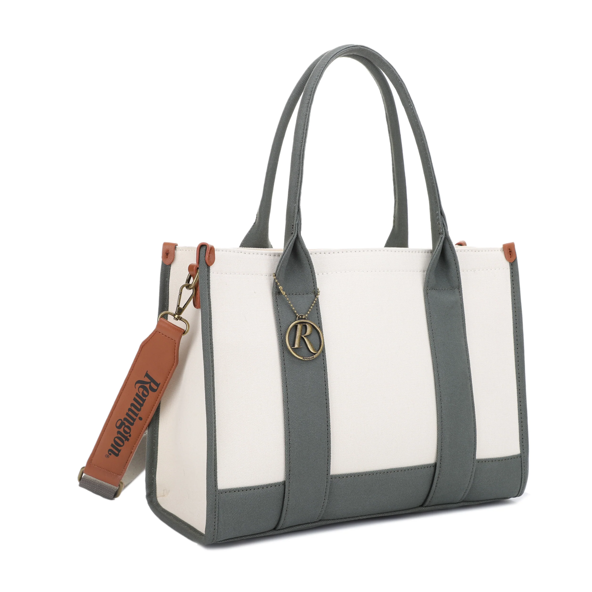 Remington Huntsville Concealed Carry Canvas Lock and Key Book Tote - Image 23