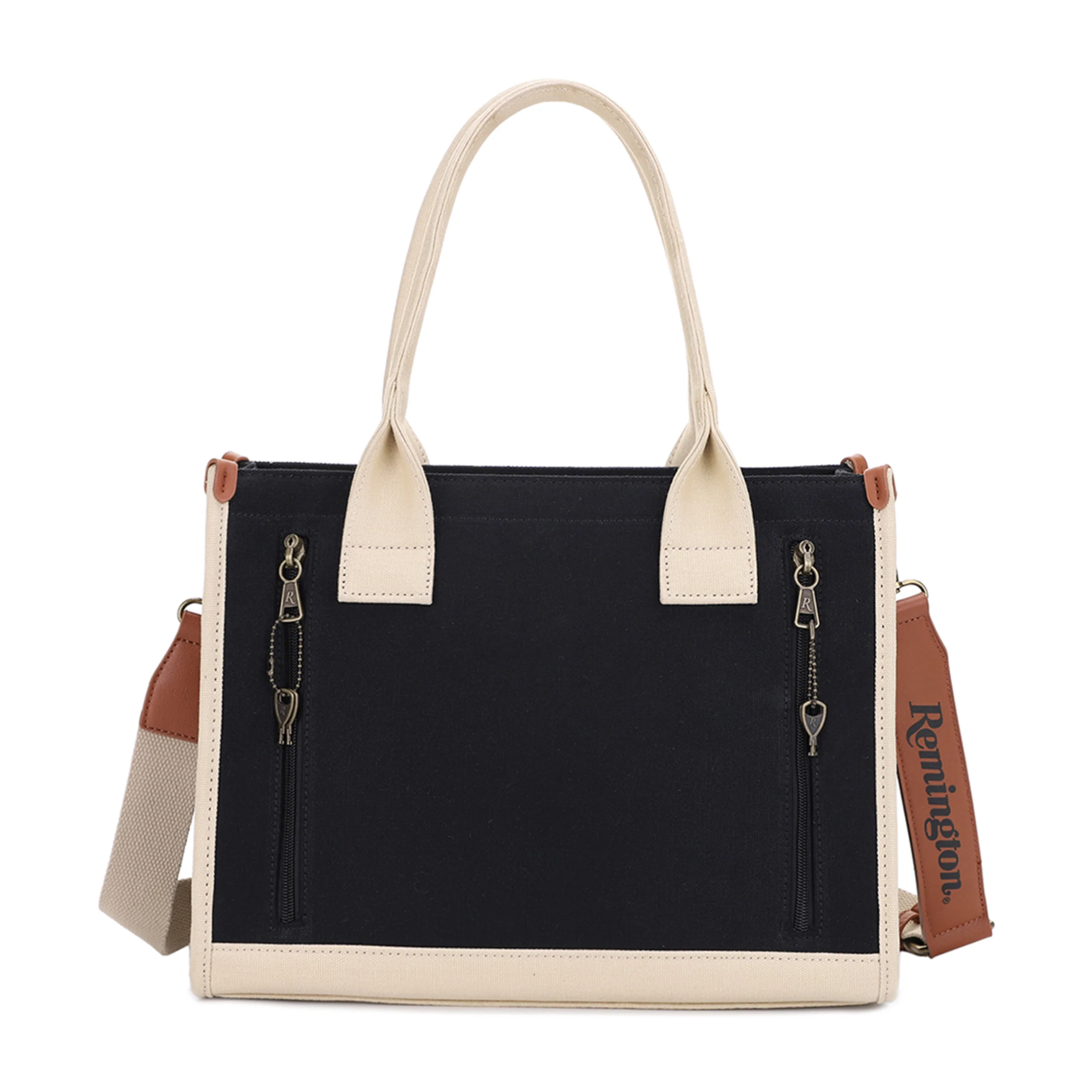 Remington Huntsville Concealed Carry Canvas Lock and Key Book Tote - Image 3