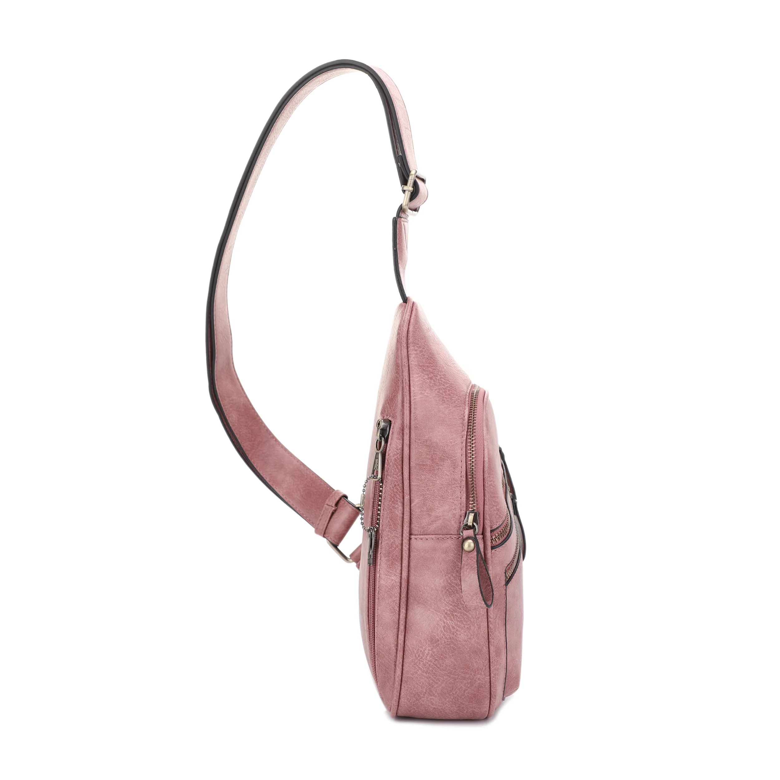 Jeannie Concealed Carry Lock and Key Sling Shoulder Backpack - Image 10