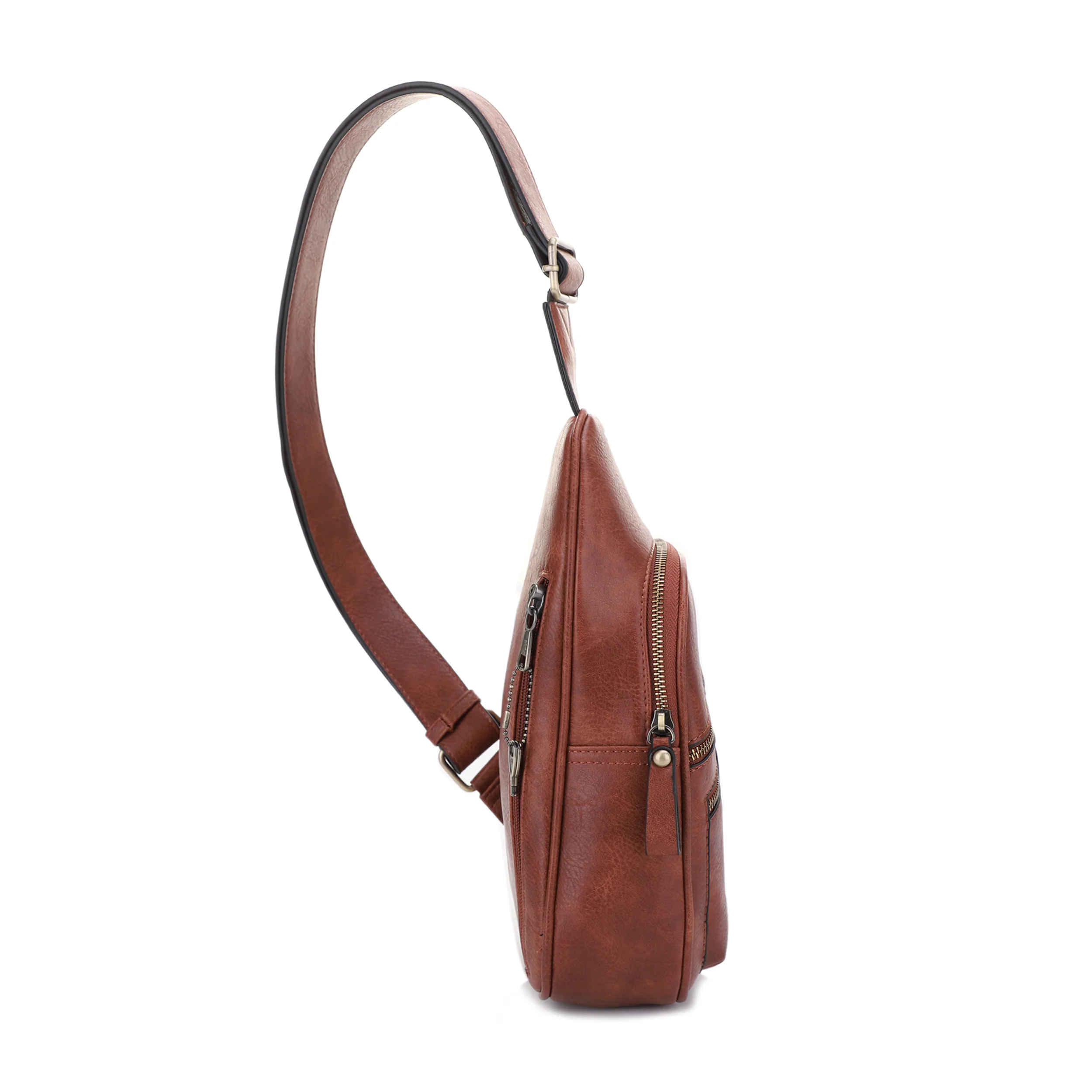 Jeannie Concealed Carry Lock and Key Sling Shoulder Backpack - Image 3
