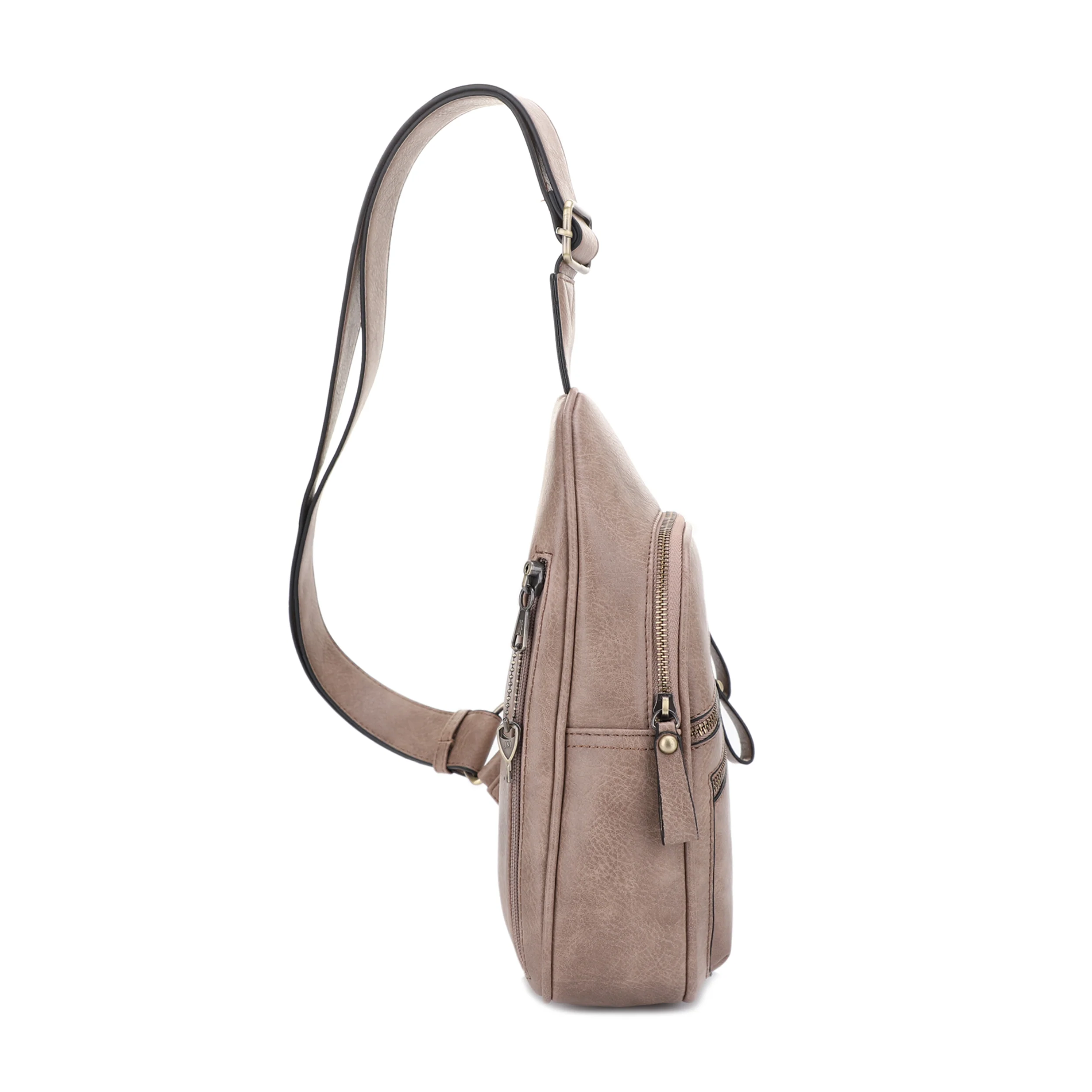 Jeannie Concealed Carry Lock and Key Sling Shoulder Backpack - Image 34