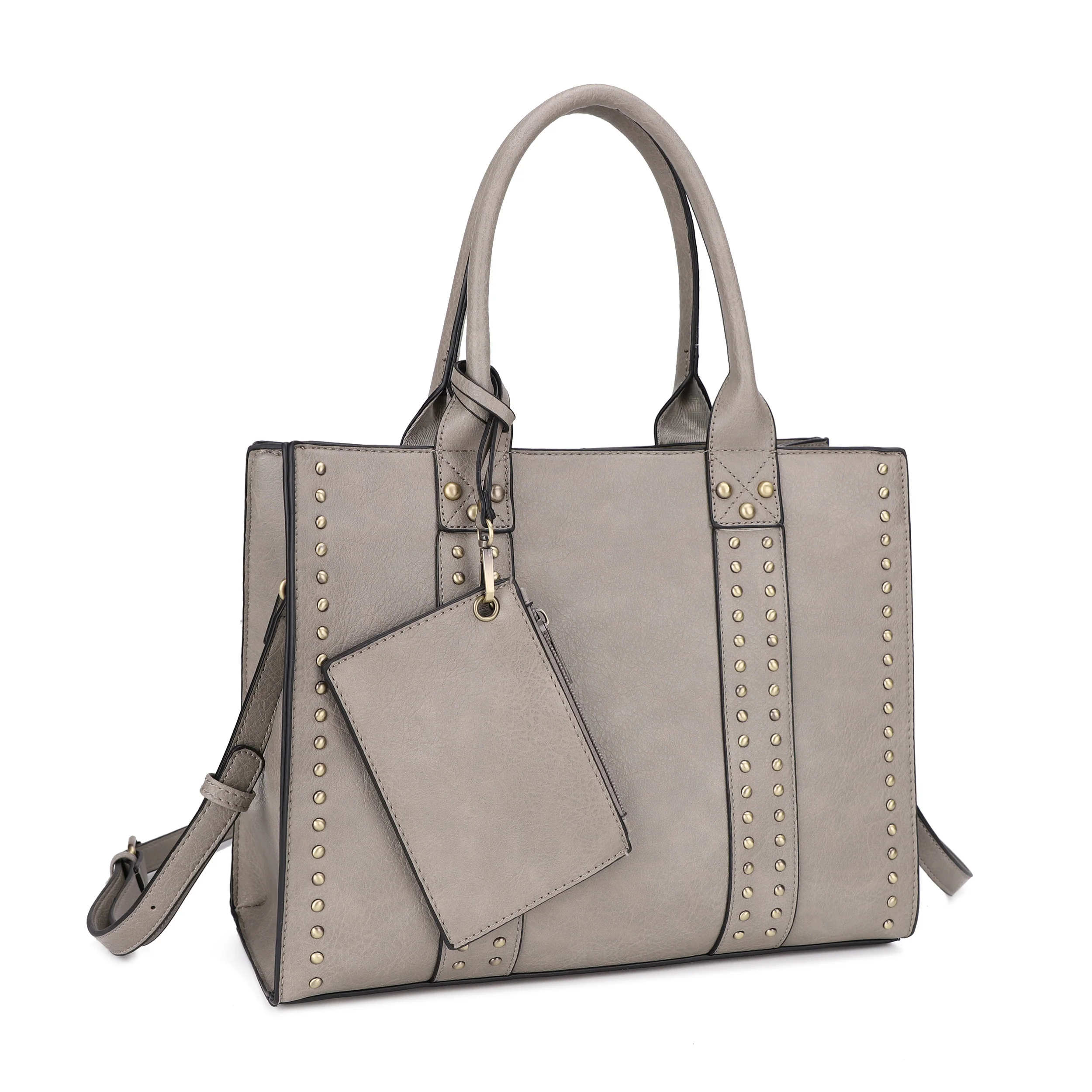 Kate Concealed Carry Lock and Key Satchel with Coin Pouch - Image 10