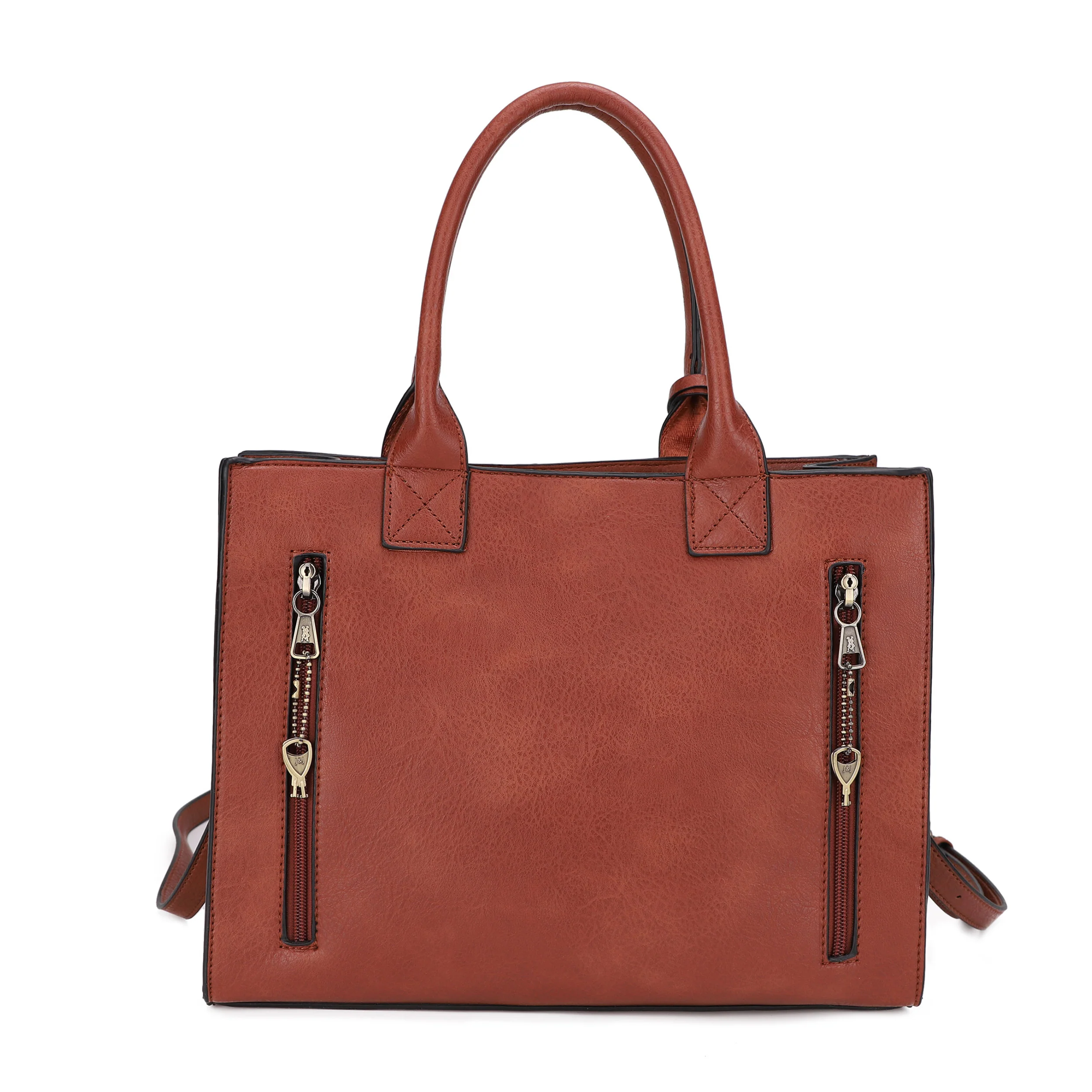 Kate Concealed Carry Lock and Key Satchel with Coin Pouch - Image 21