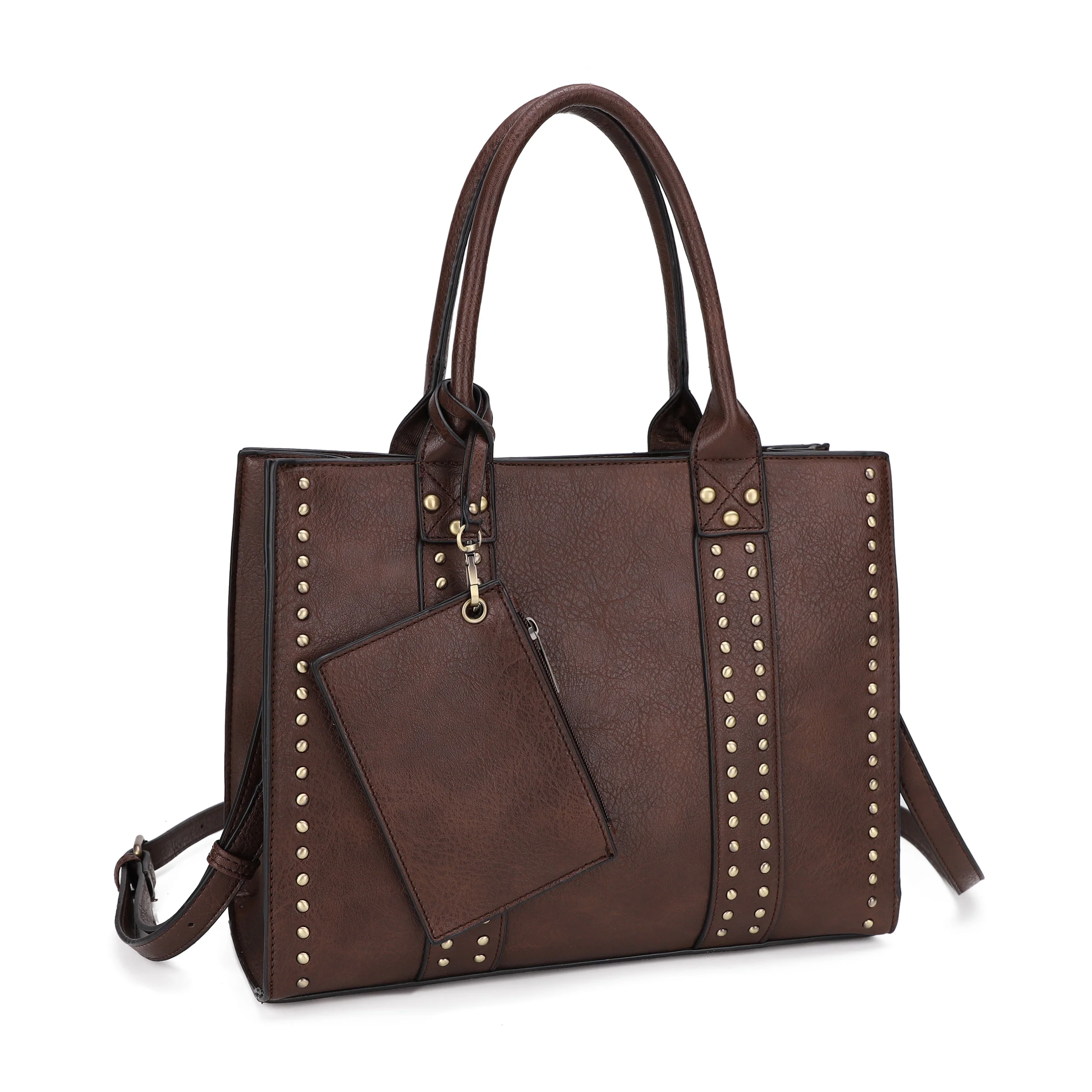 Kate Concealed Carry Lock and Key Satchel with Coin Pouch - Image 27
