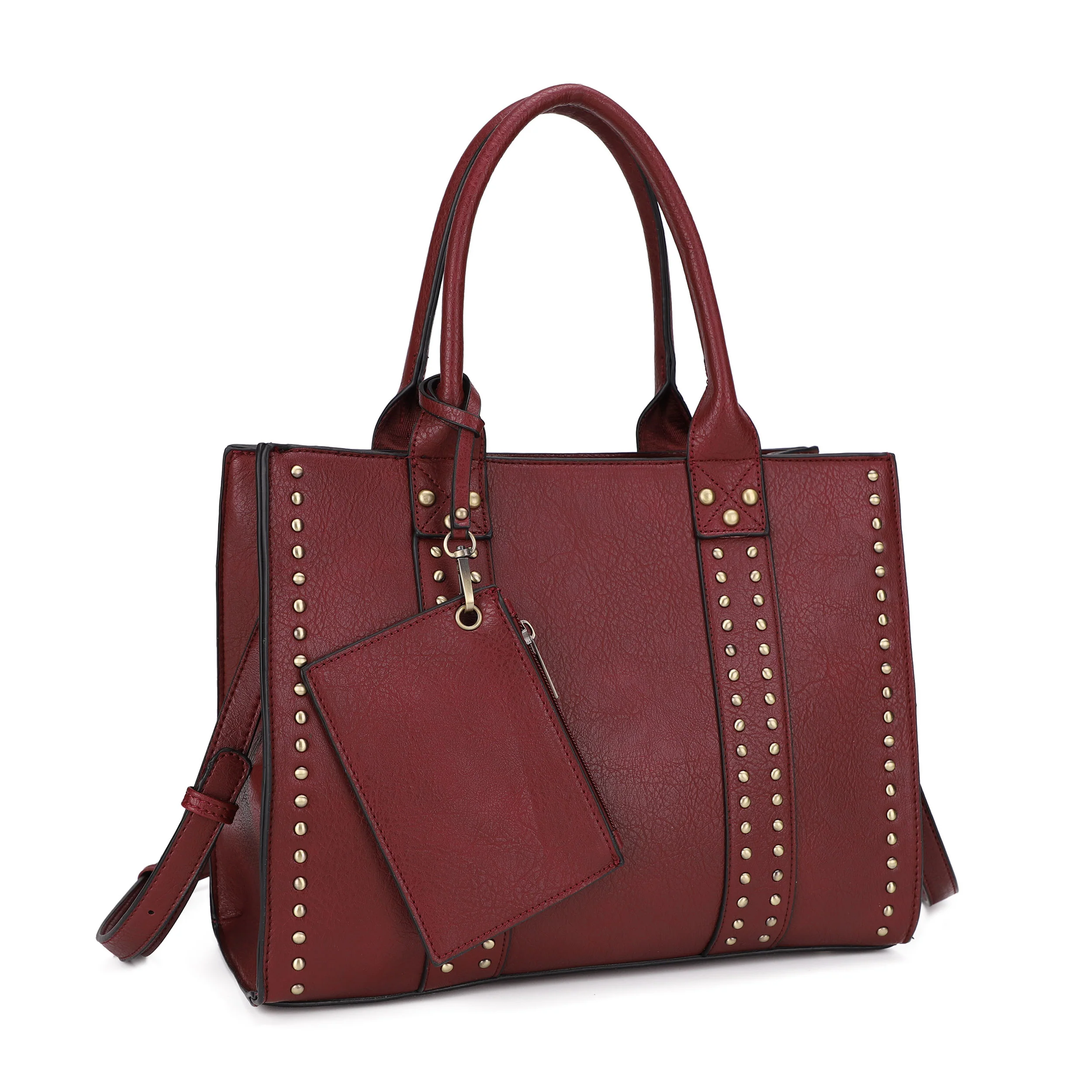 Kate Concealed Carry Lock and Key Satchel with Coin Pouch - Image 35