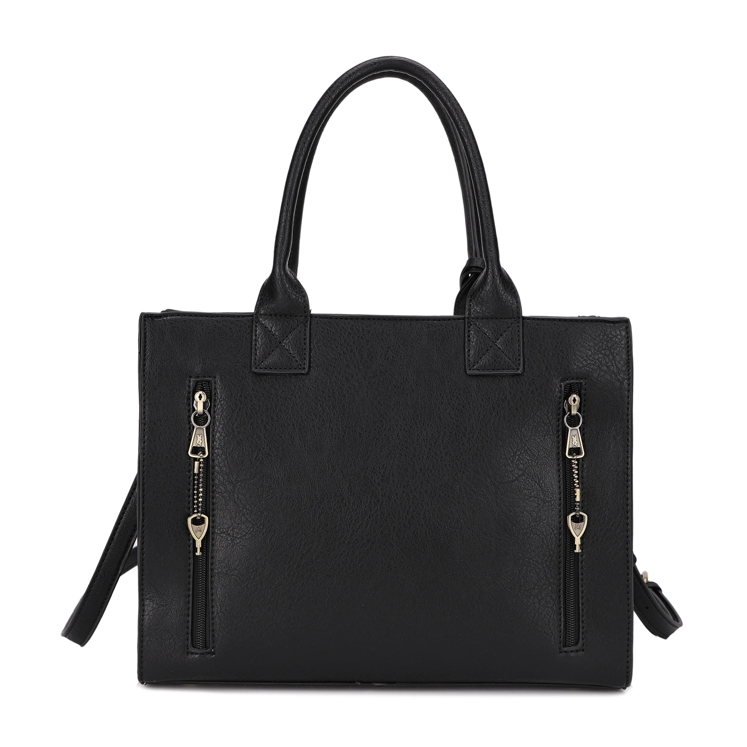 Kate Concealed Carry Lock and Key Satchel with Coin Pouch - Image 4