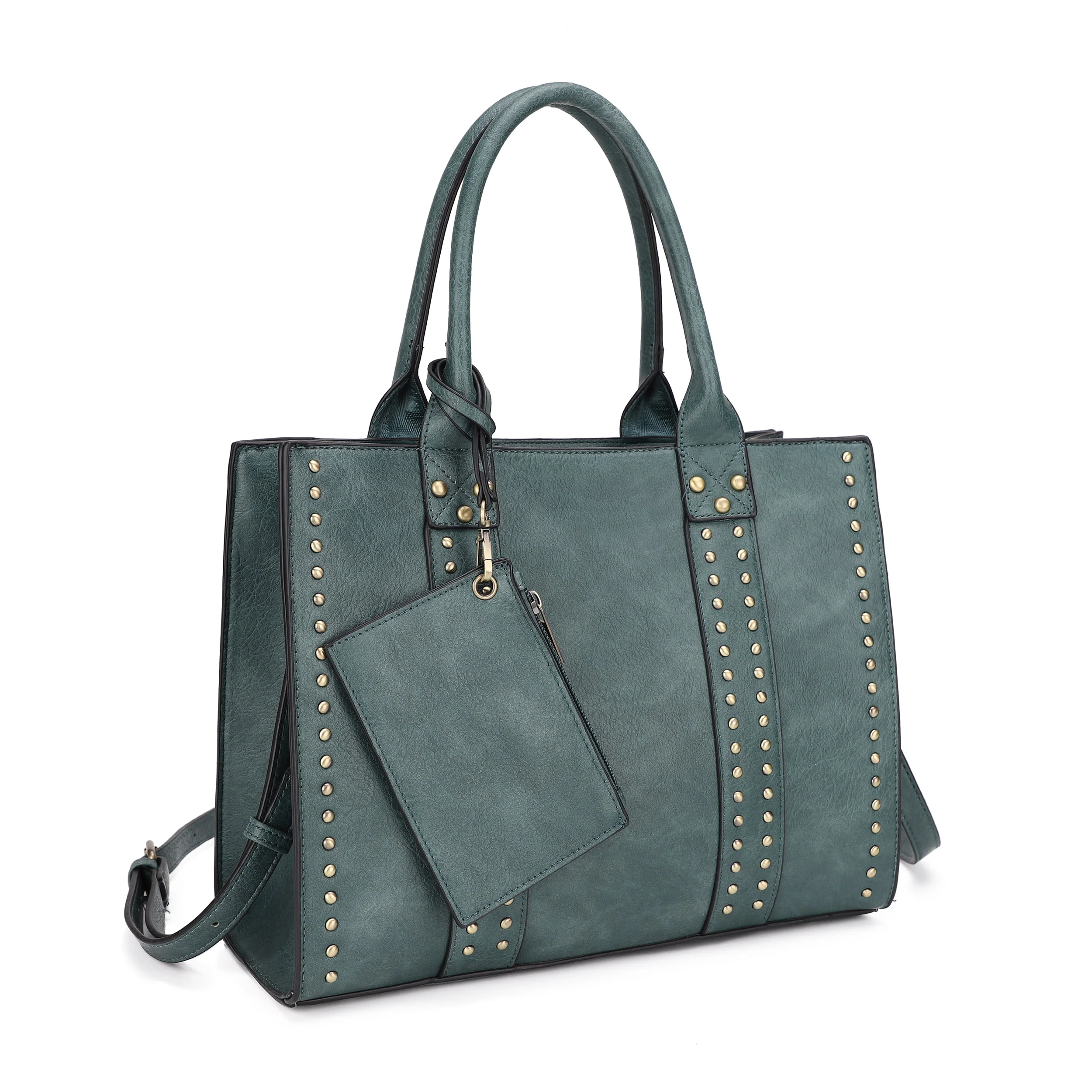 Kate Concealed Carry Lock and Key Satchel with Coin Pouch - Image 43