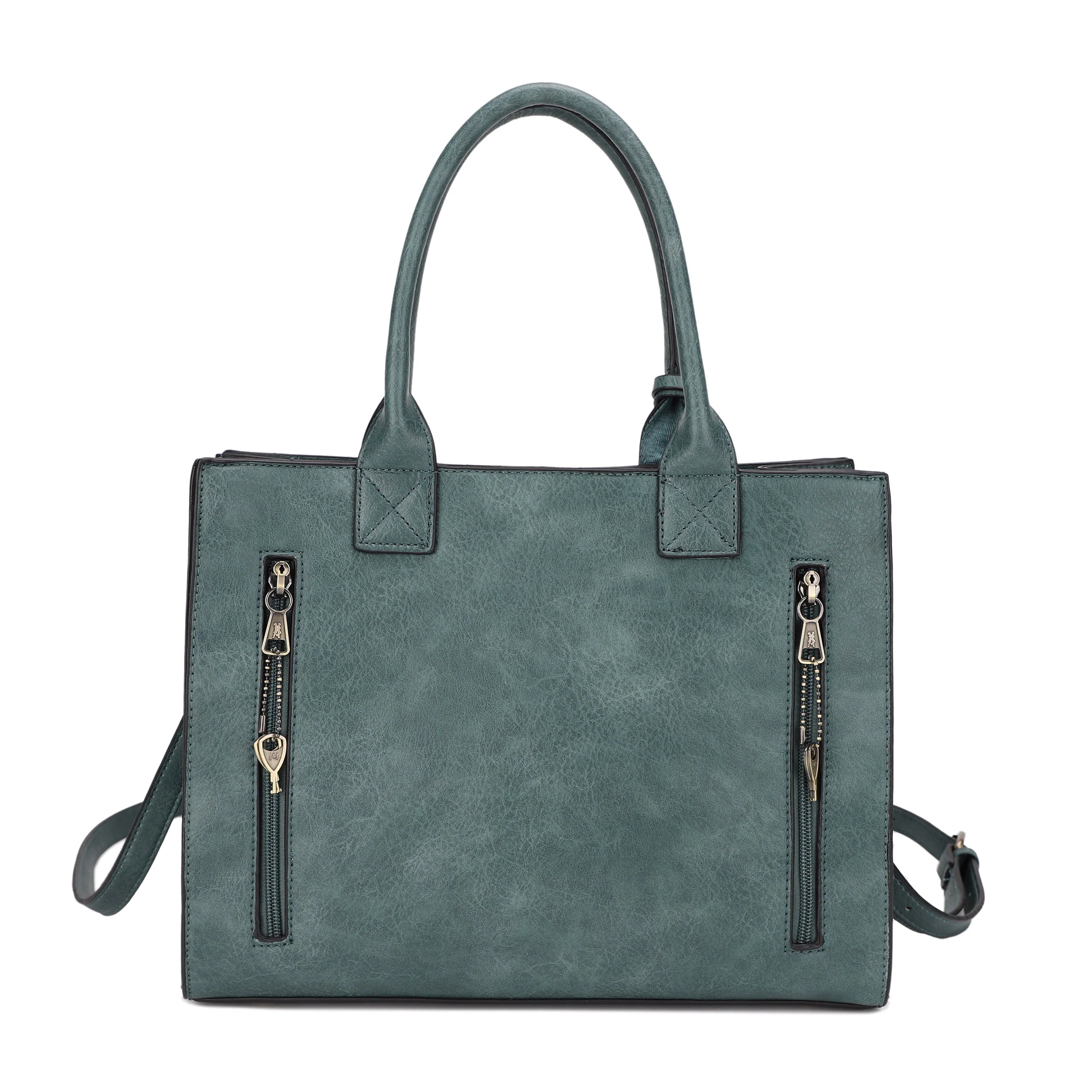 Kate Concealed Carry Lock and Key Satchel with Coin Pouch - Image 45