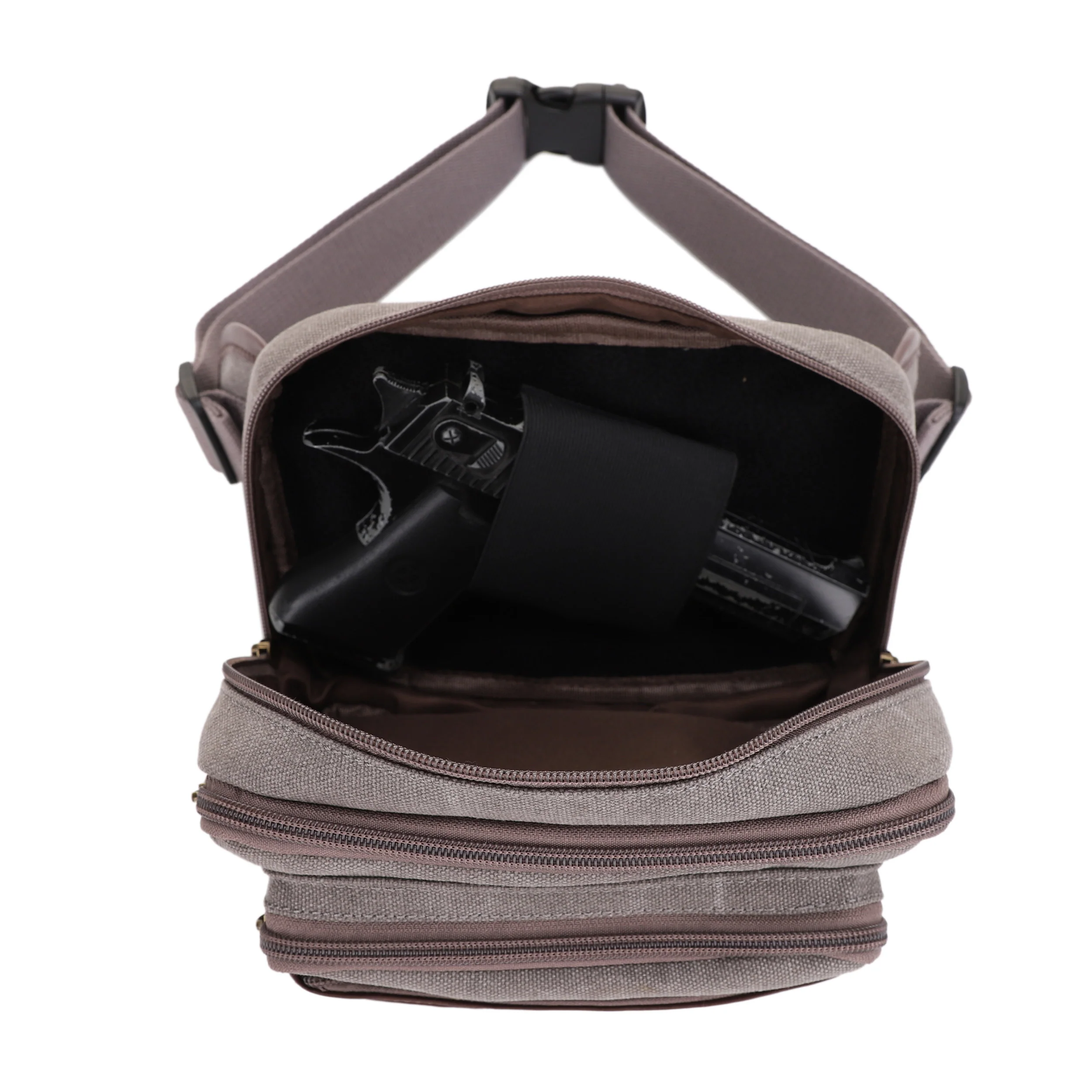 Klamath Unisex Canvas Concealed Carry Waist Bag - Image 9