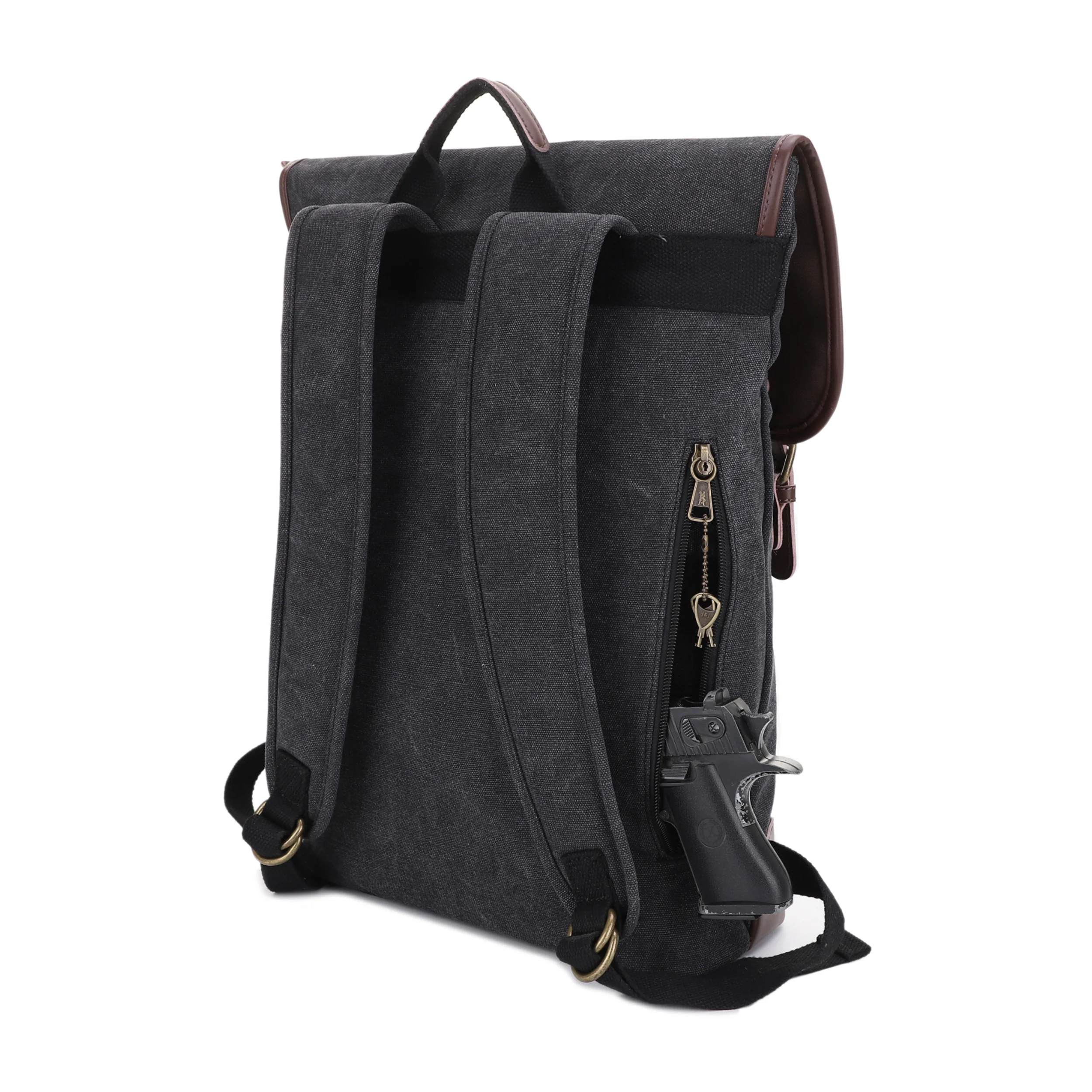 Lassen Unisex Concealed Carry Laptop Backpack - Image 17