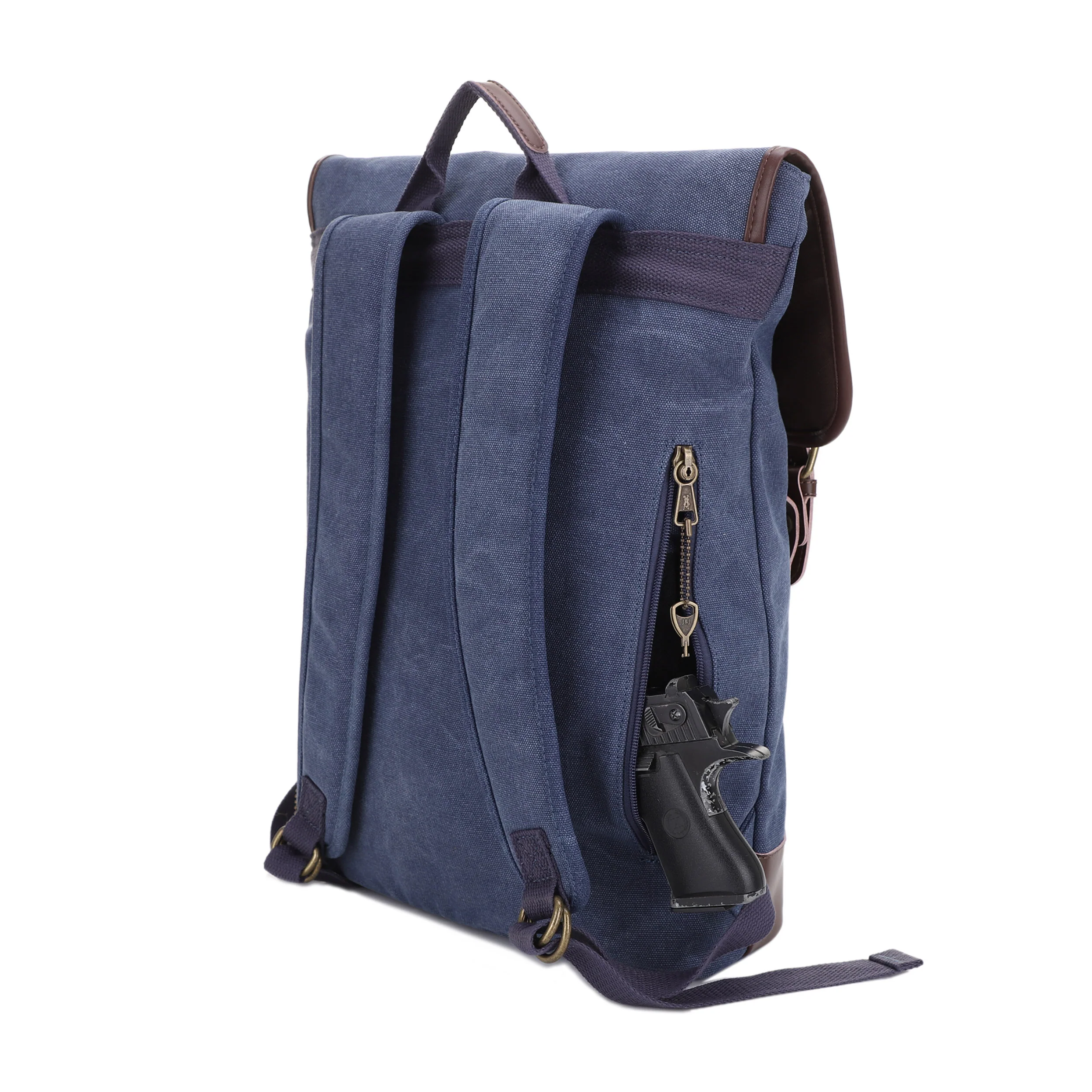 Lassen Unisex Concealed Carry Laptop Backpack - Image 26