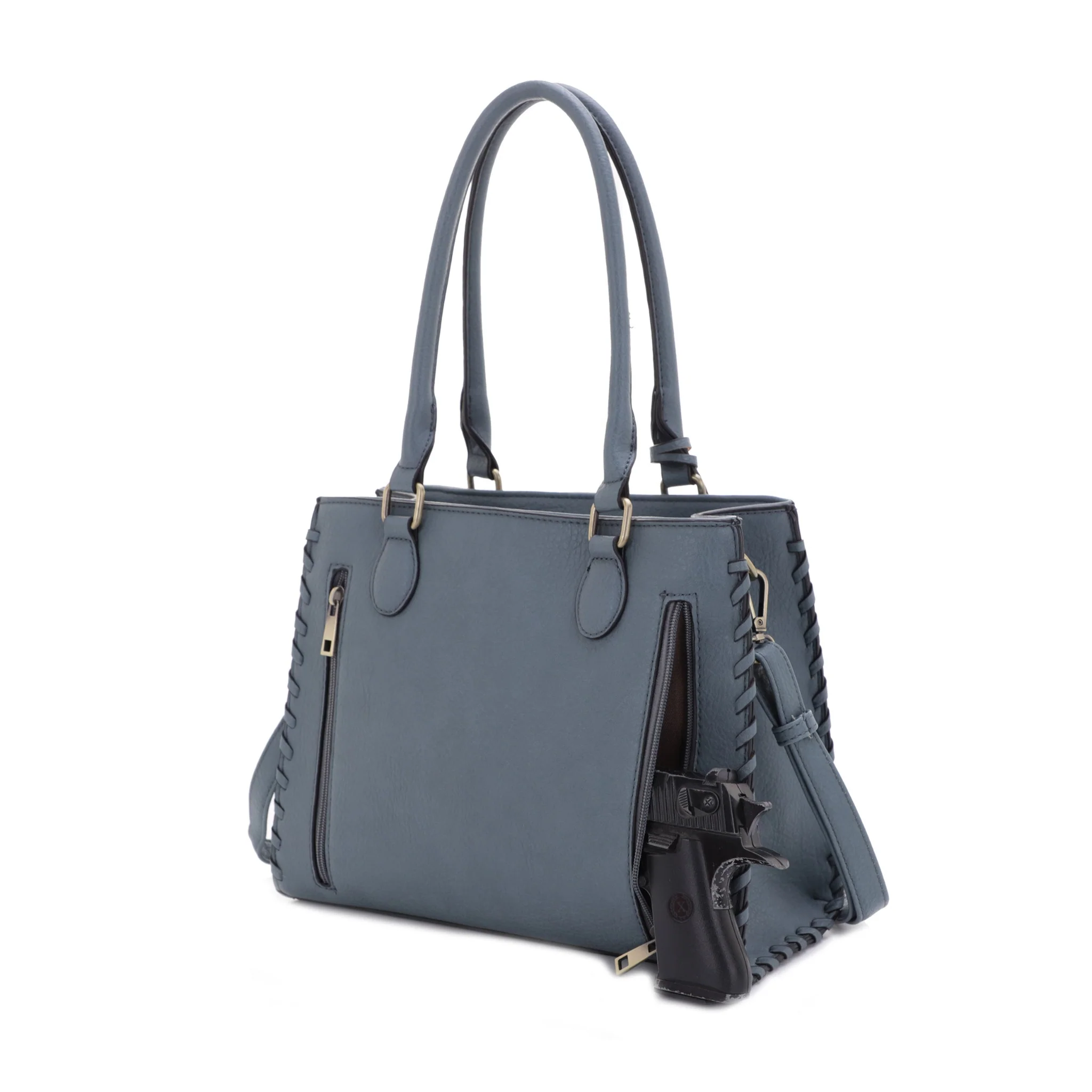 Lioness Concealed Carry Satchel Bag with Tassel - Image 26