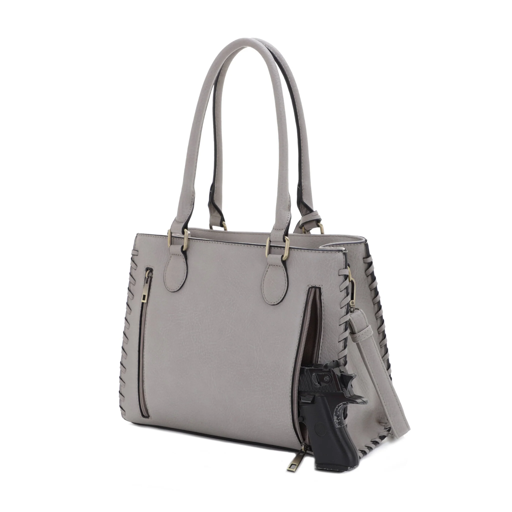 Lioness Concealed Carry Satchel Bag with Tassel - Image 32