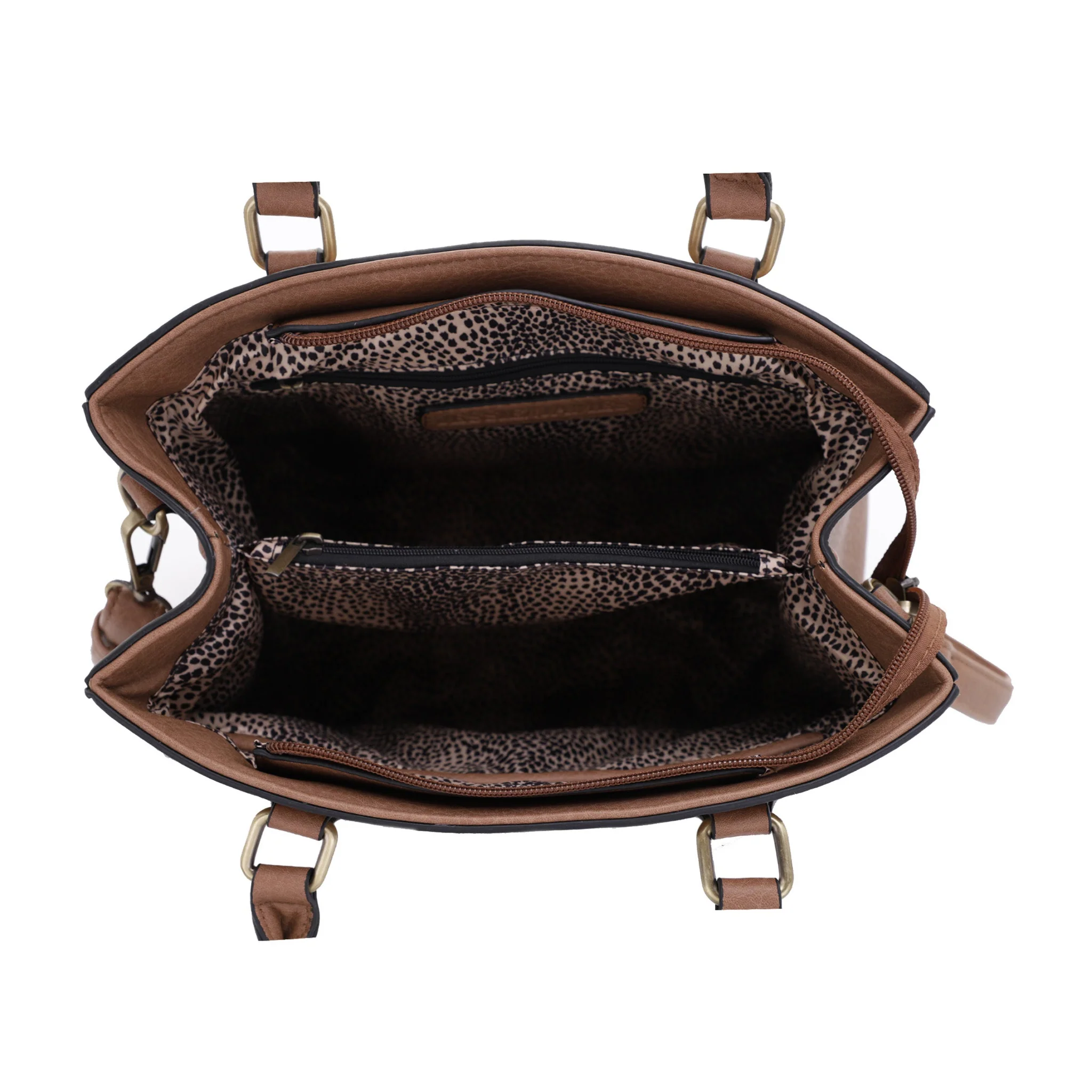 Lioness Concealed Carry Satchel Bag with Tassel - Image 40