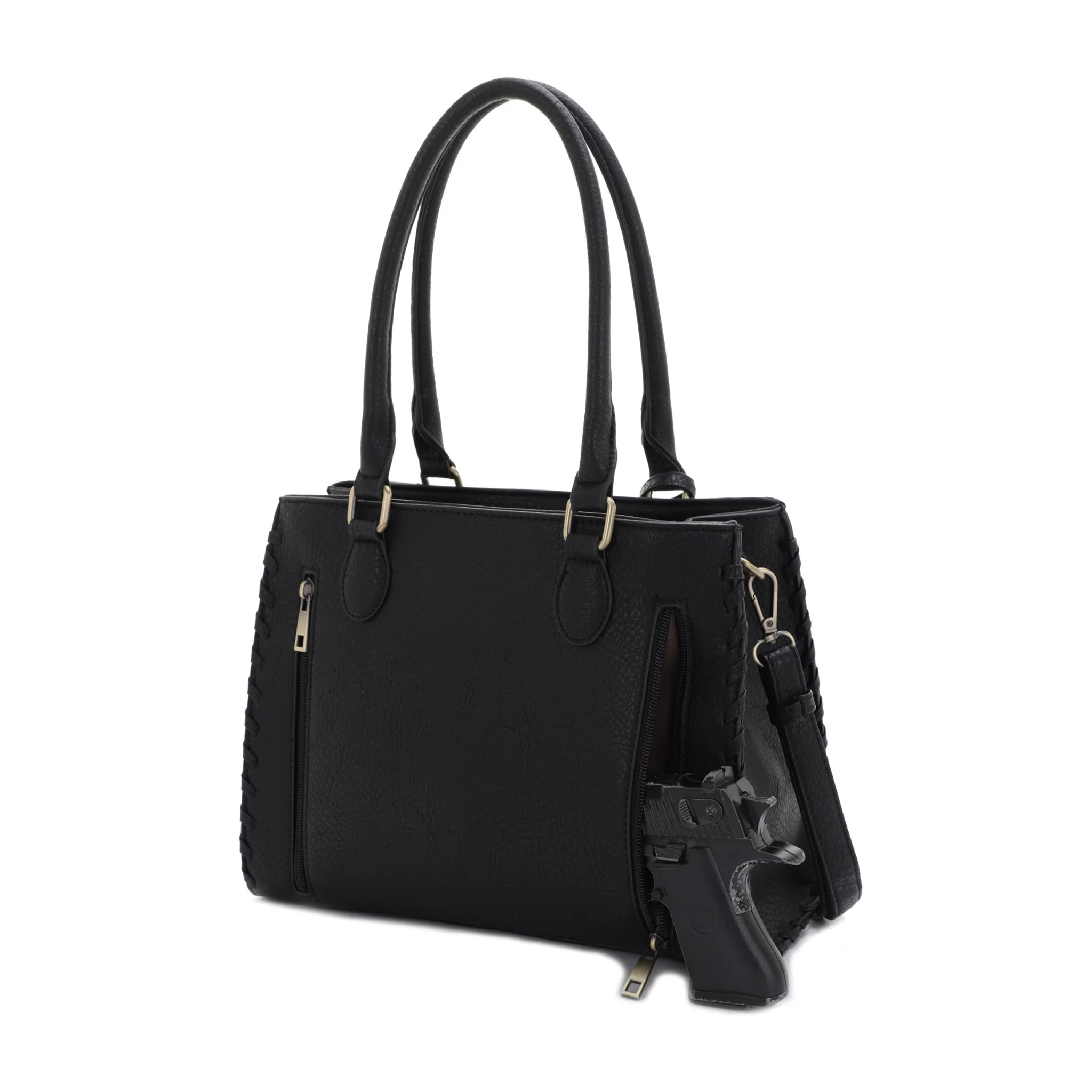 Lioness Concealed Carry Satchel Bag with Tassel - Image 9
