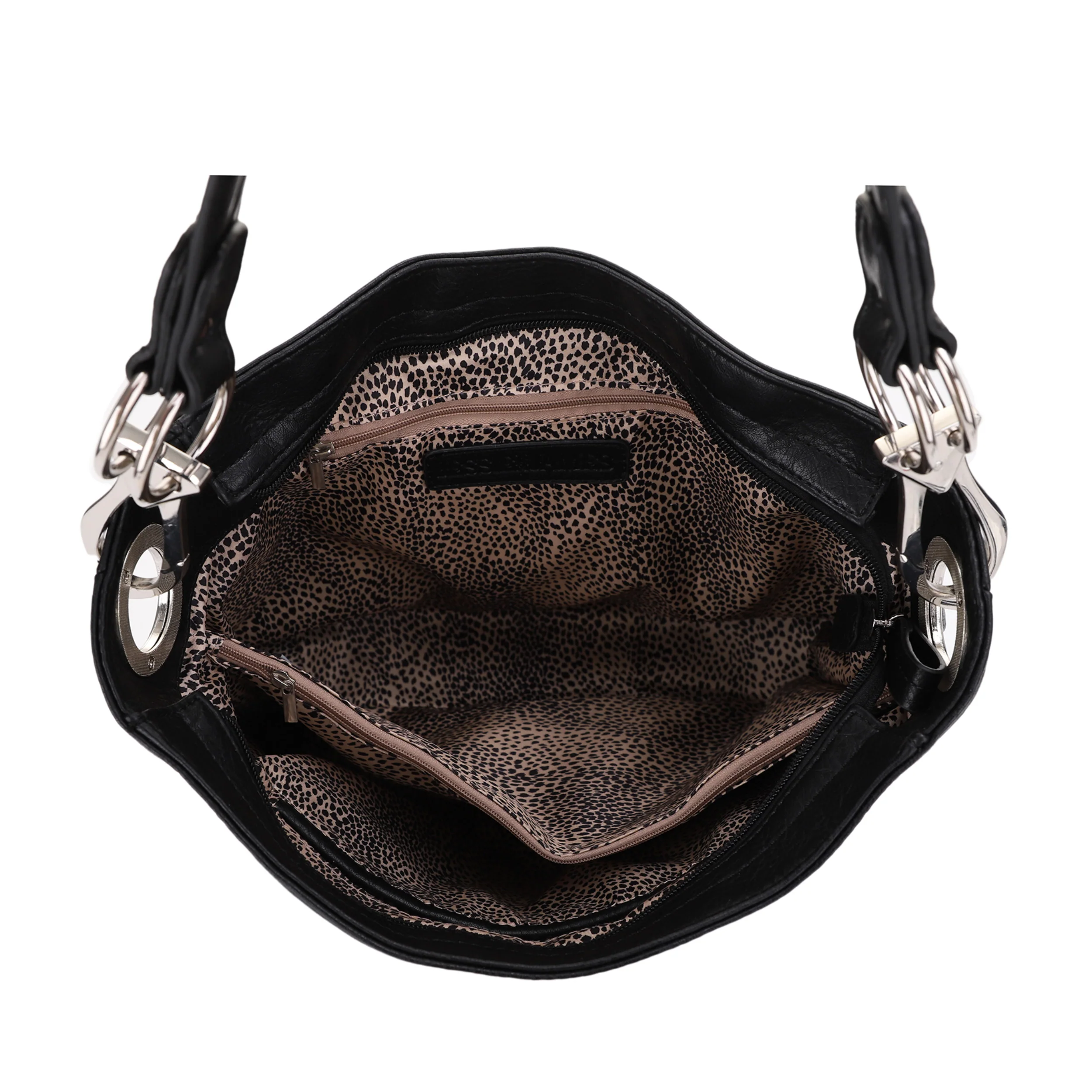 Lydia Lock and Key Hobo Shoulder Bag - Image 11