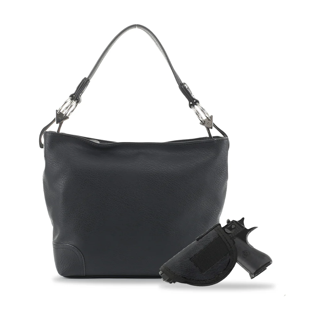 Lydia Lock and Key Hobo Shoulder Bag - Image 6