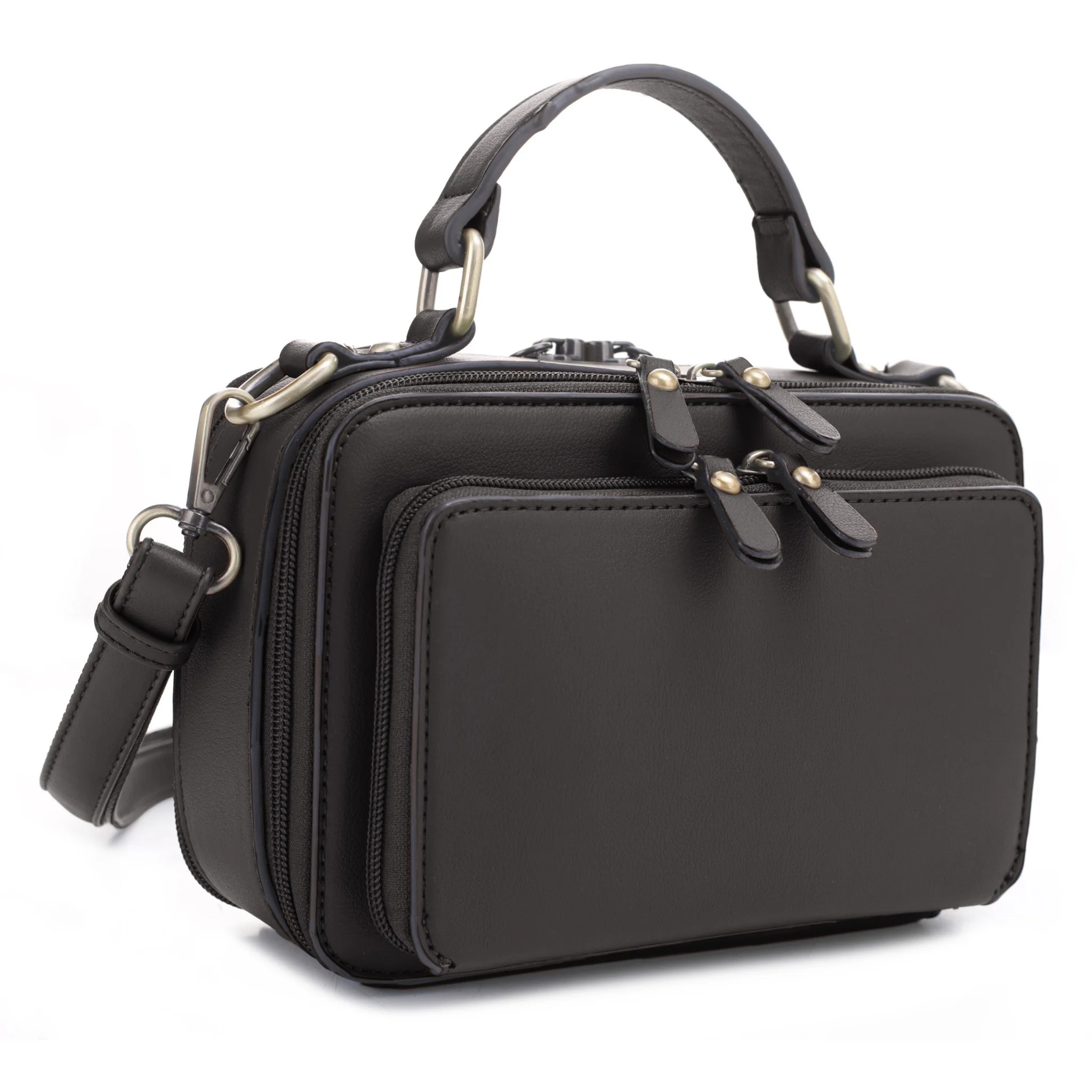 Pandora Compact Concealed Carry Crossbody Satchel Purse - Image 13