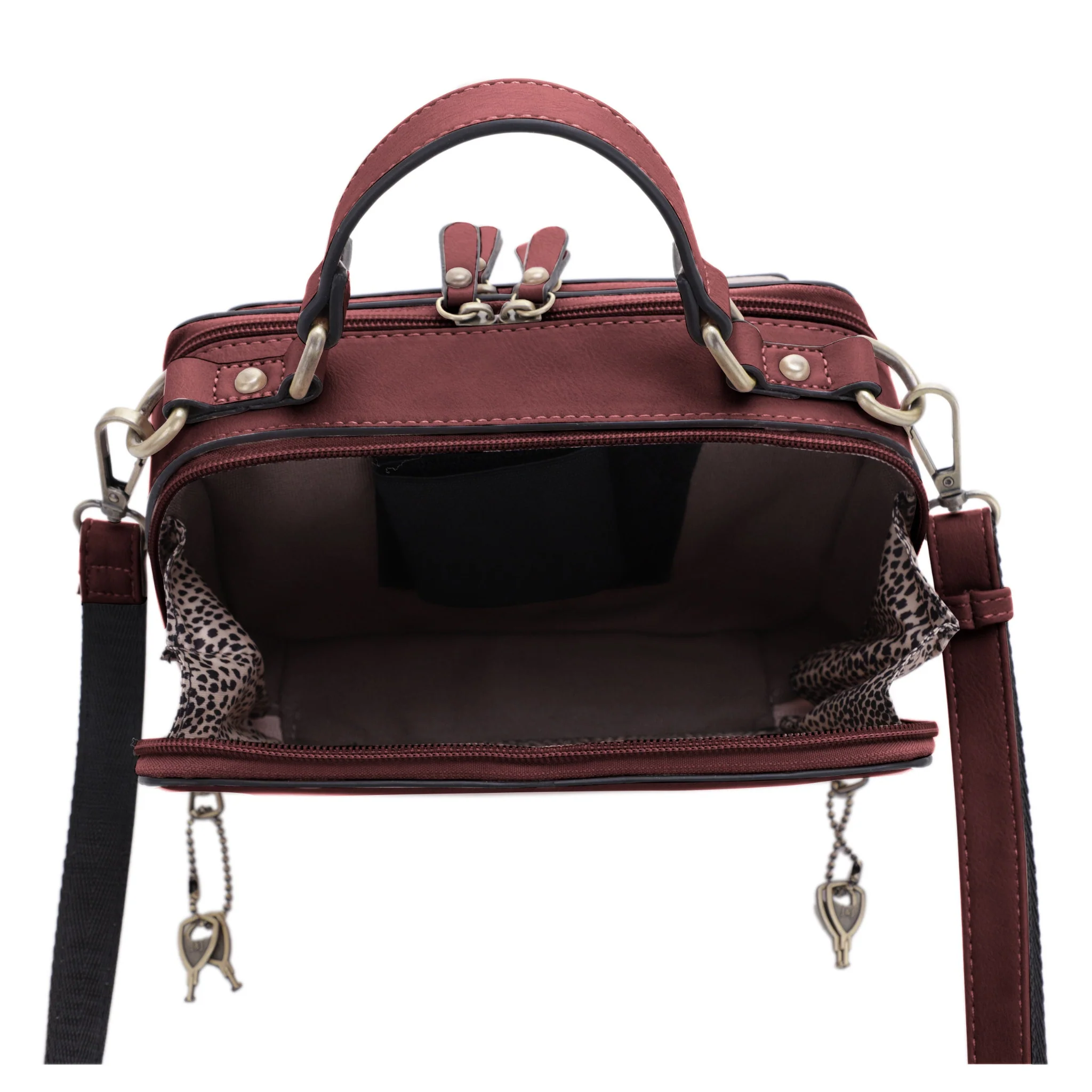 Pandora Compact Concealed Carry Crossbody Satchel Purse - Image 26