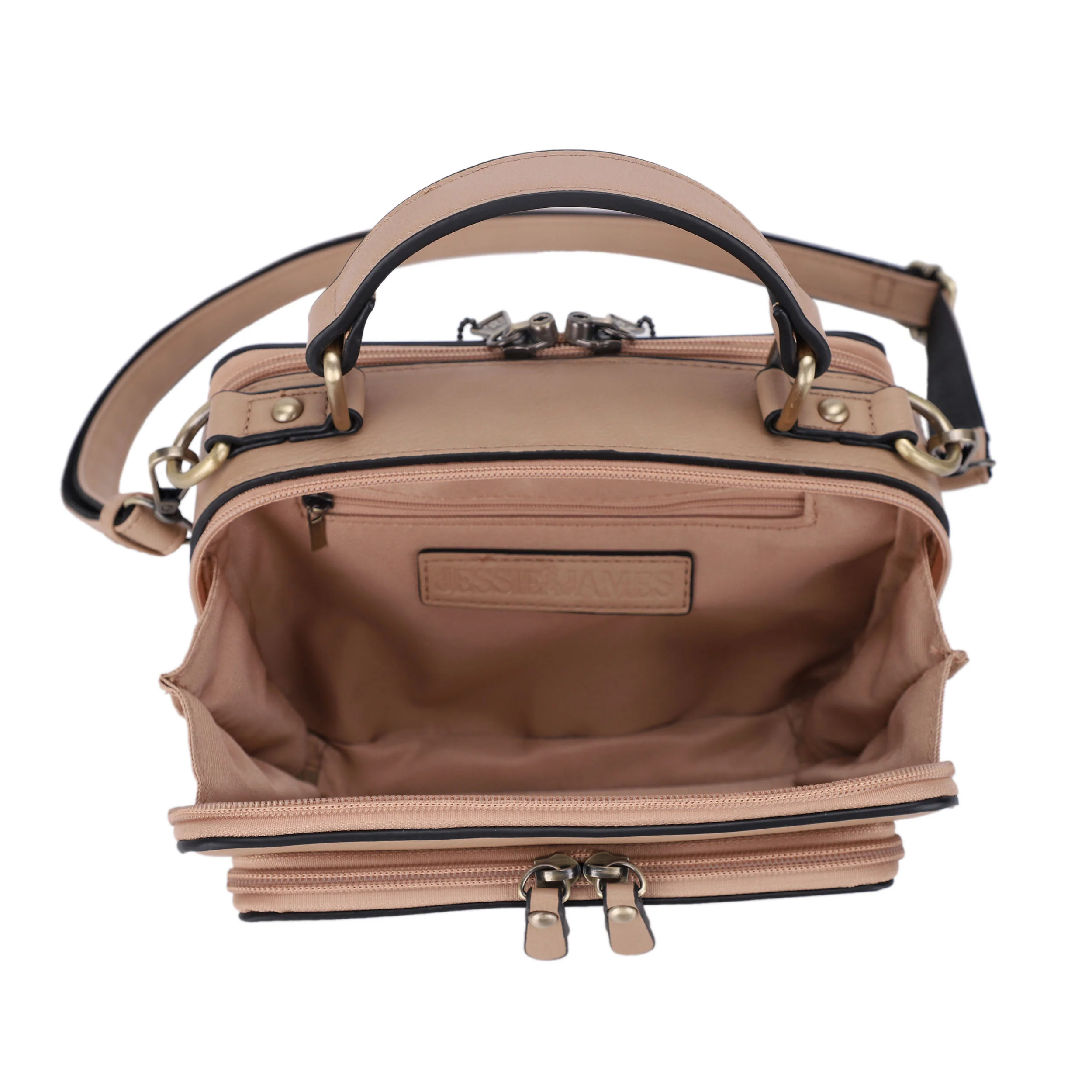 Pandora Compact Concealed Carry Crossbody Satchel Purse - Image 32