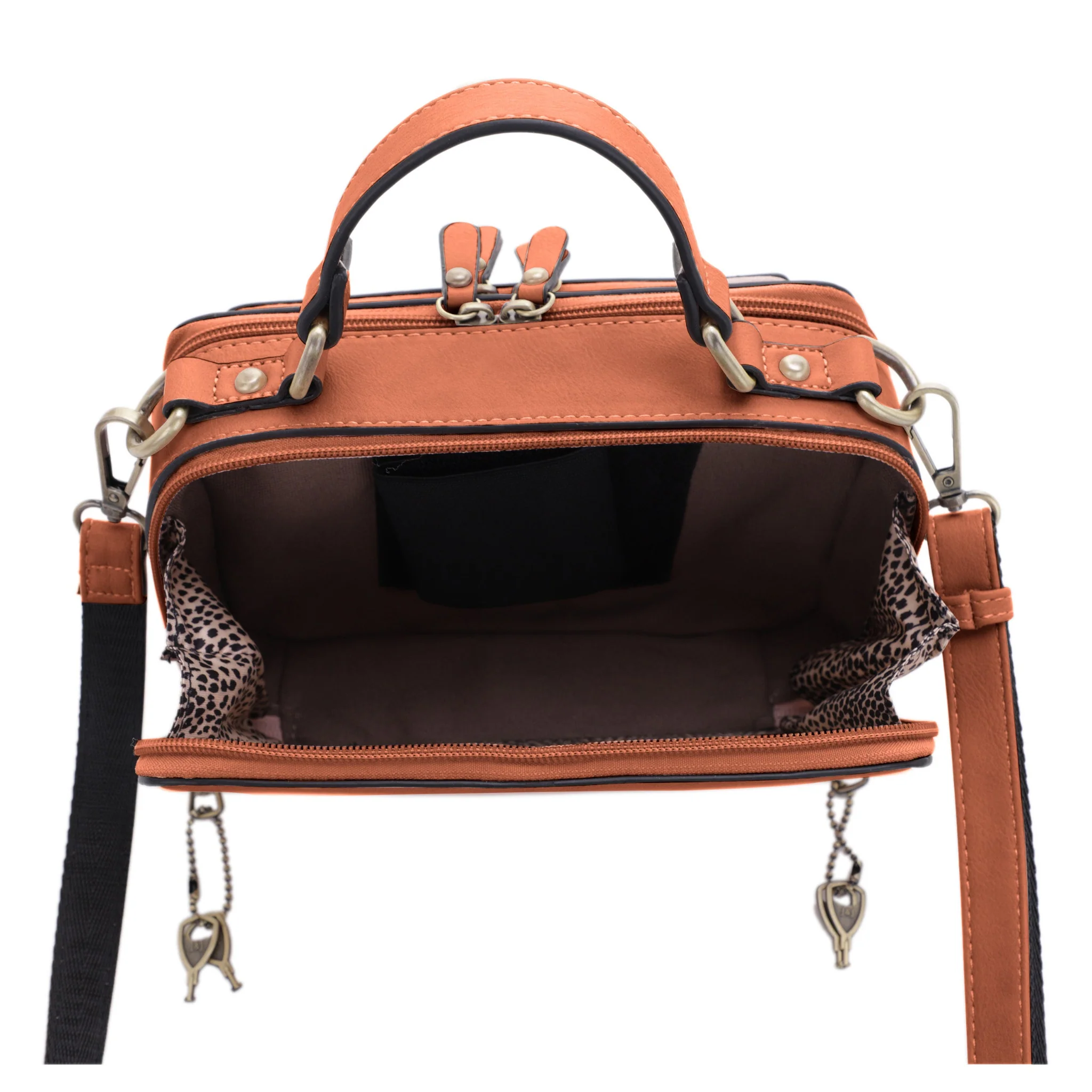 Pandora Compact Concealed Carry Crossbody Satchel Purse - Image 6