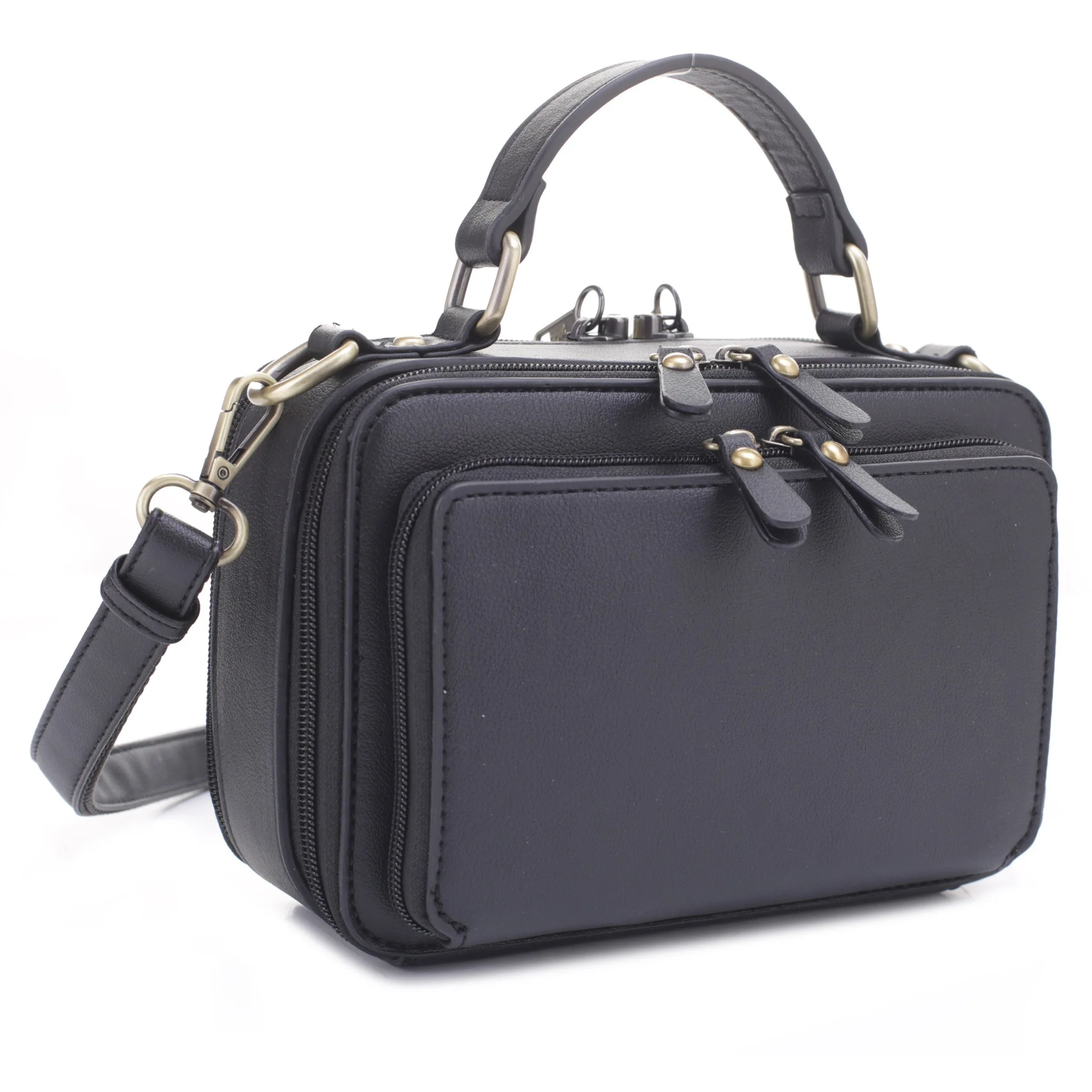 Pandora Compact Concealed Carry Crossbody Satchel Purse - Image 8