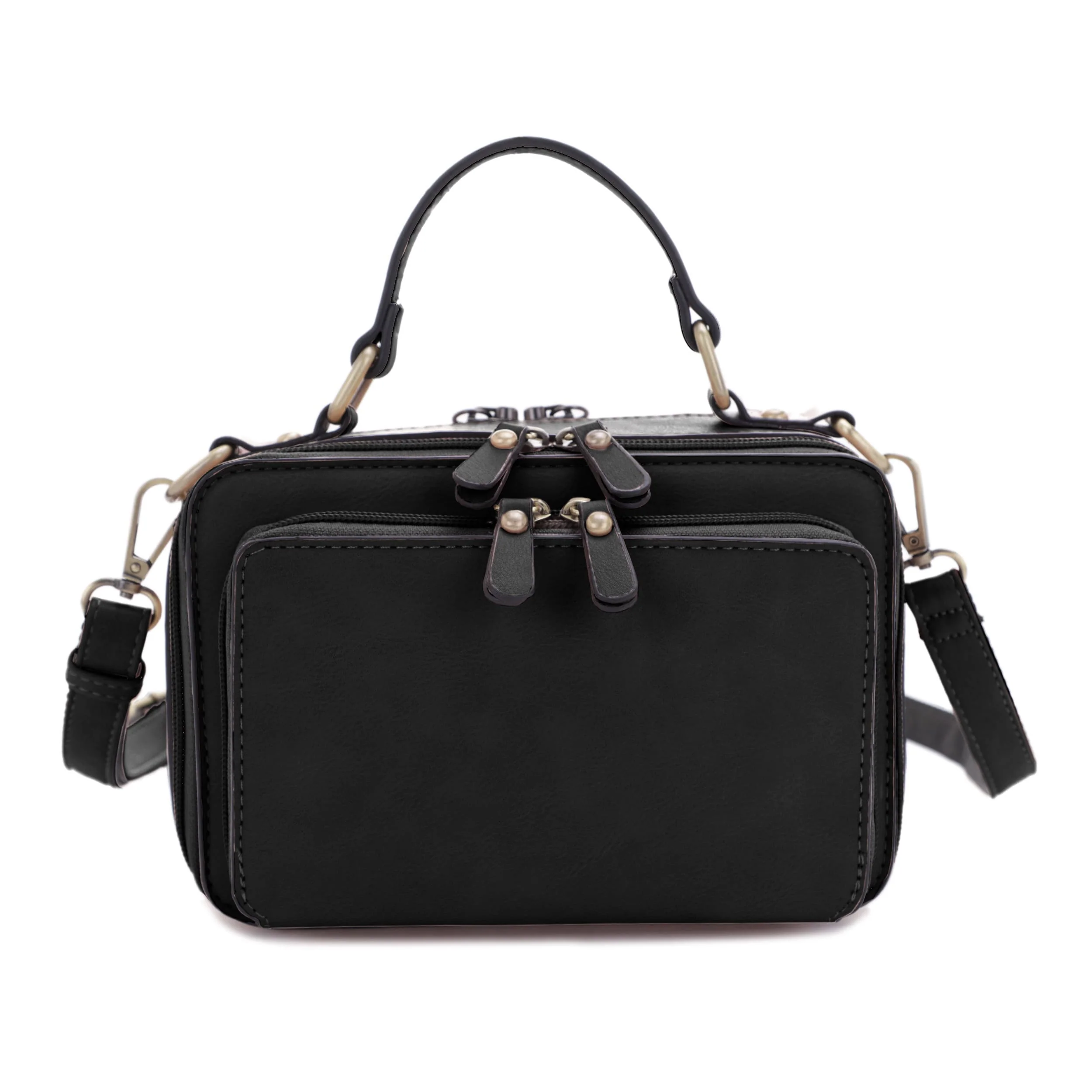 Pandora Compact Concealed Carry Crossbody Satchel Purse - Image 9