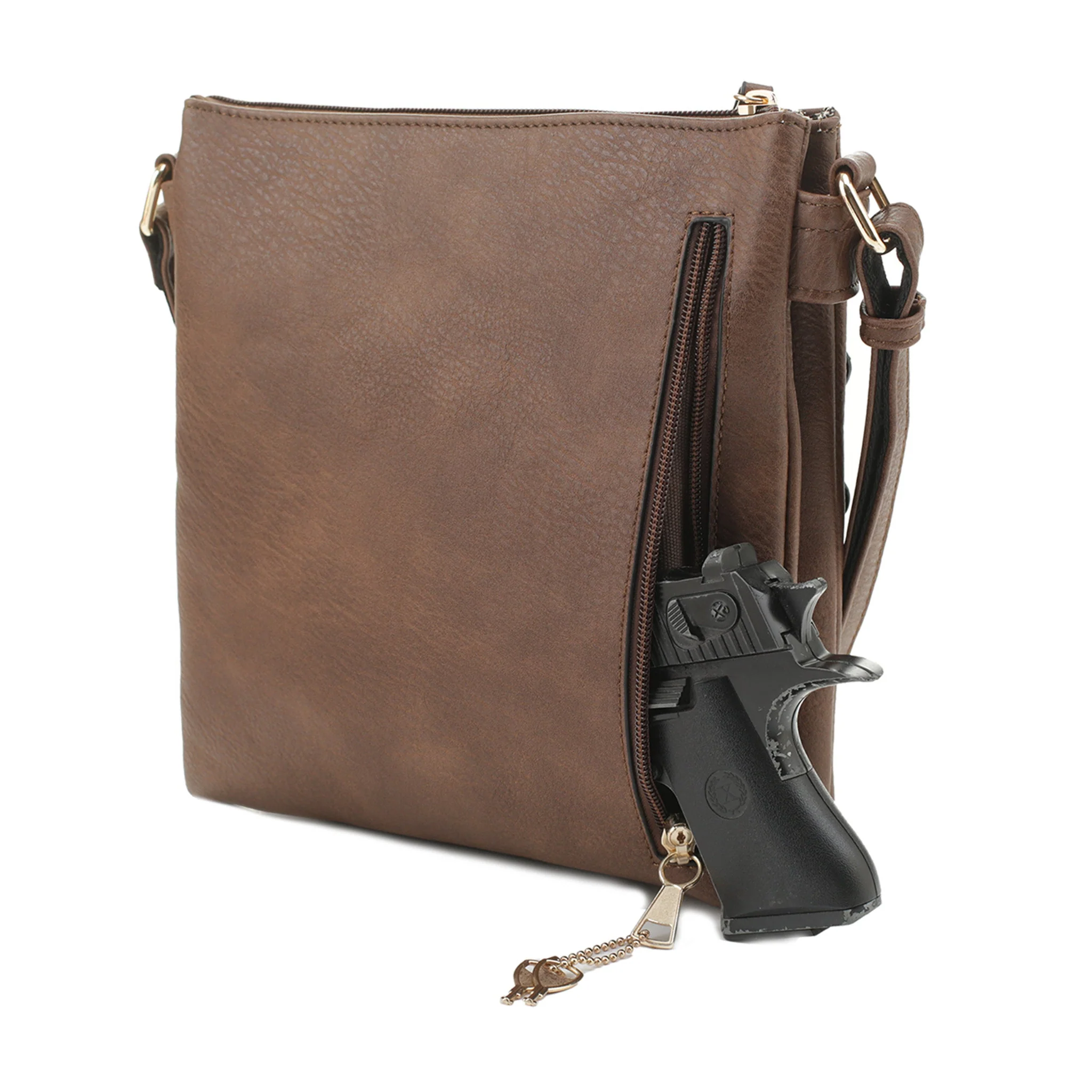 Piper Concealed Carry Lock and Key Crossbody - Image 16