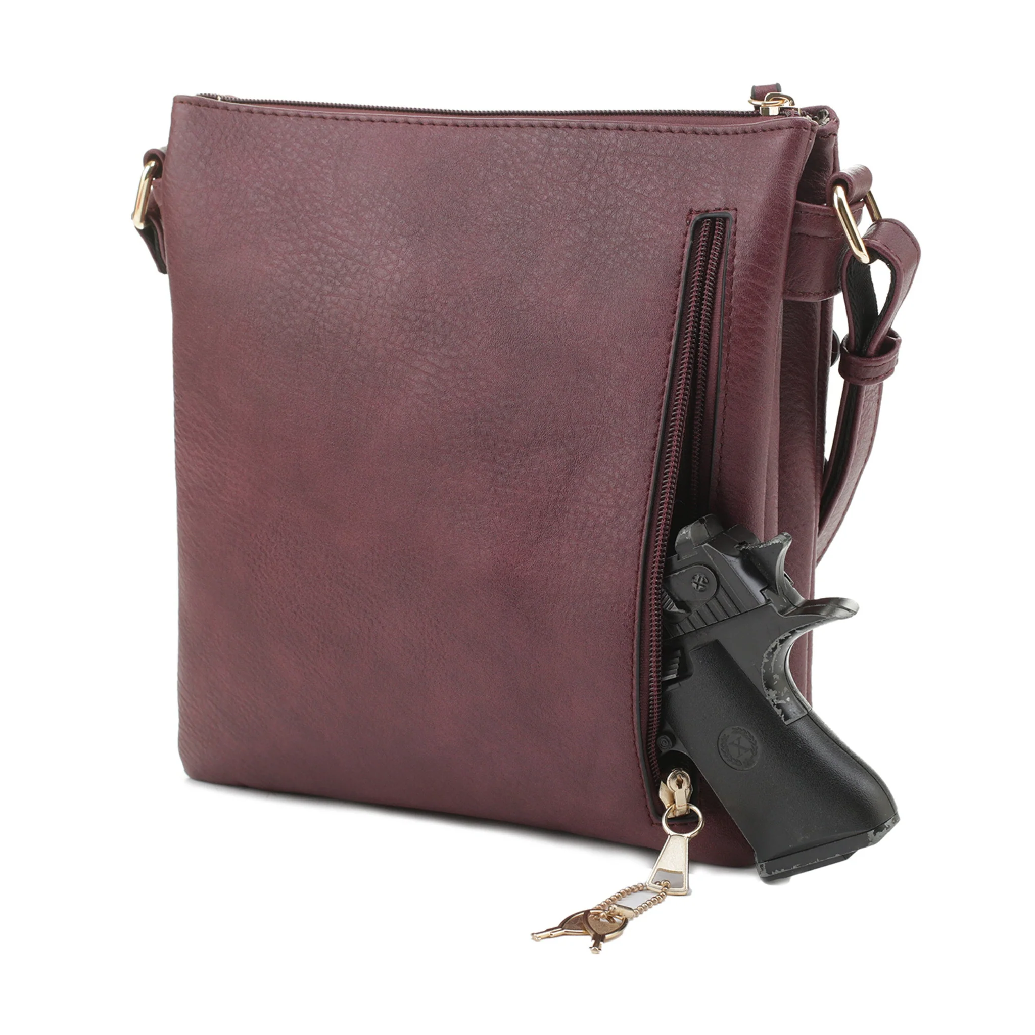 Piper Concealed Carry Lock and Key Crossbody - Image 21