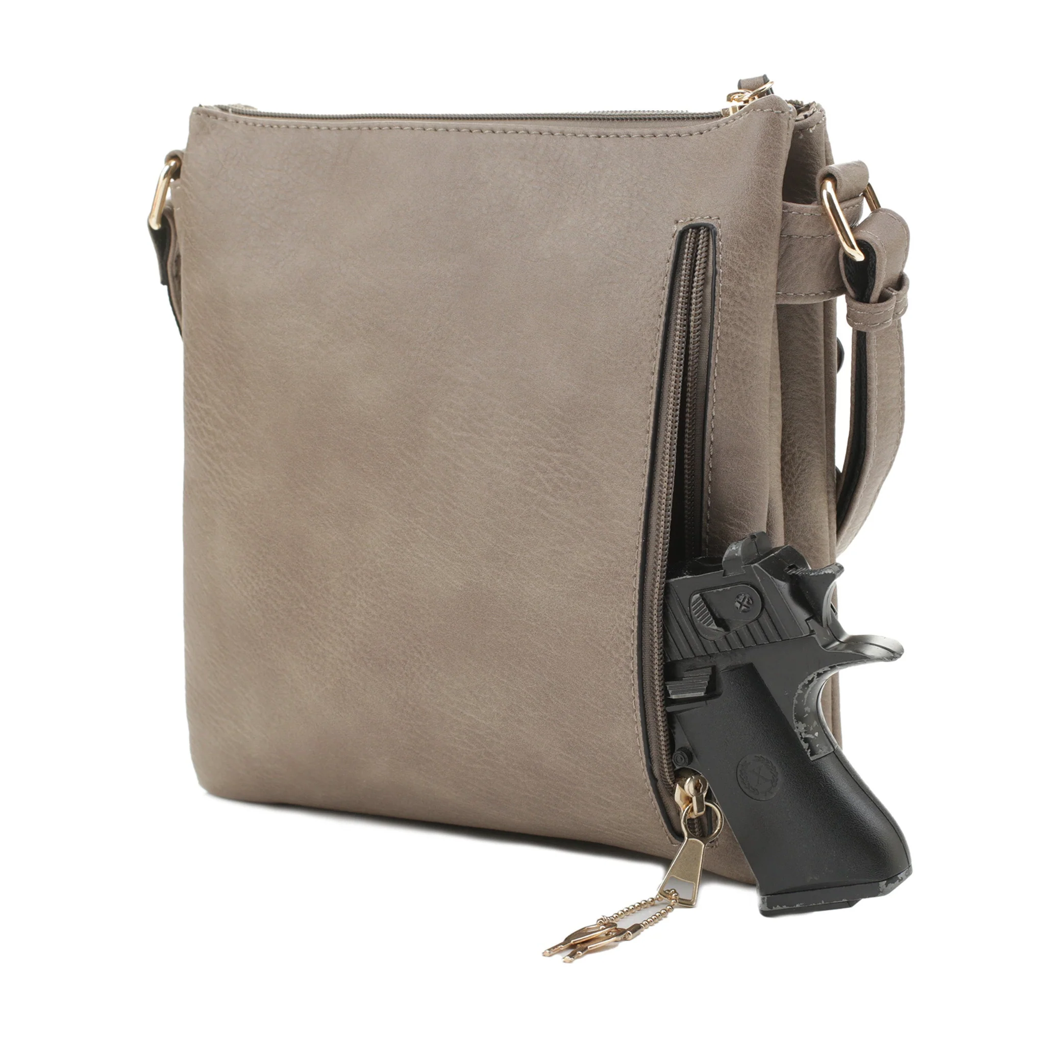 Piper Concealed Carry Lock and Key Crossbody - Image 37