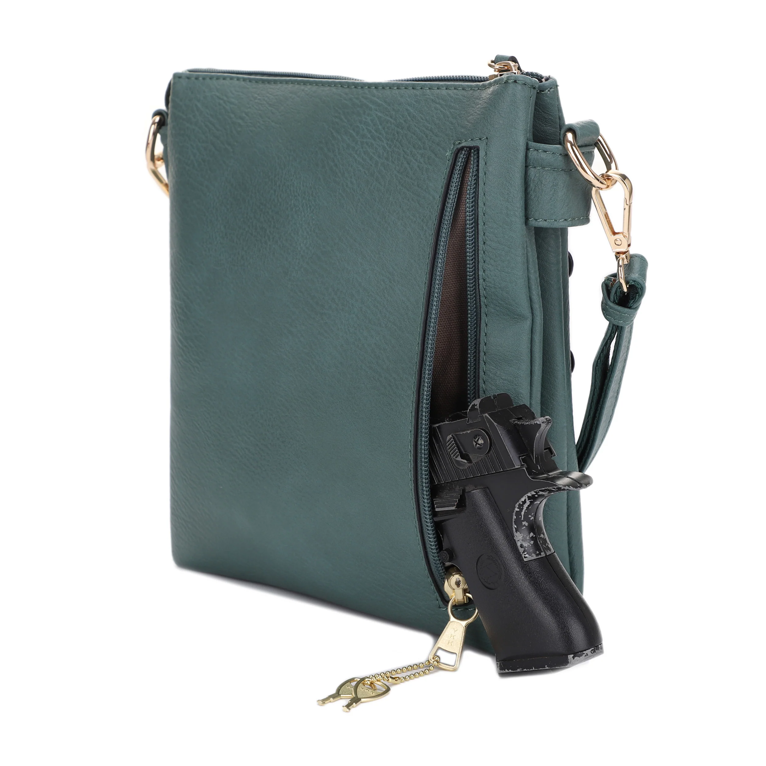 Piper Concealed Carry Lock and Key Crossbody - Image 56