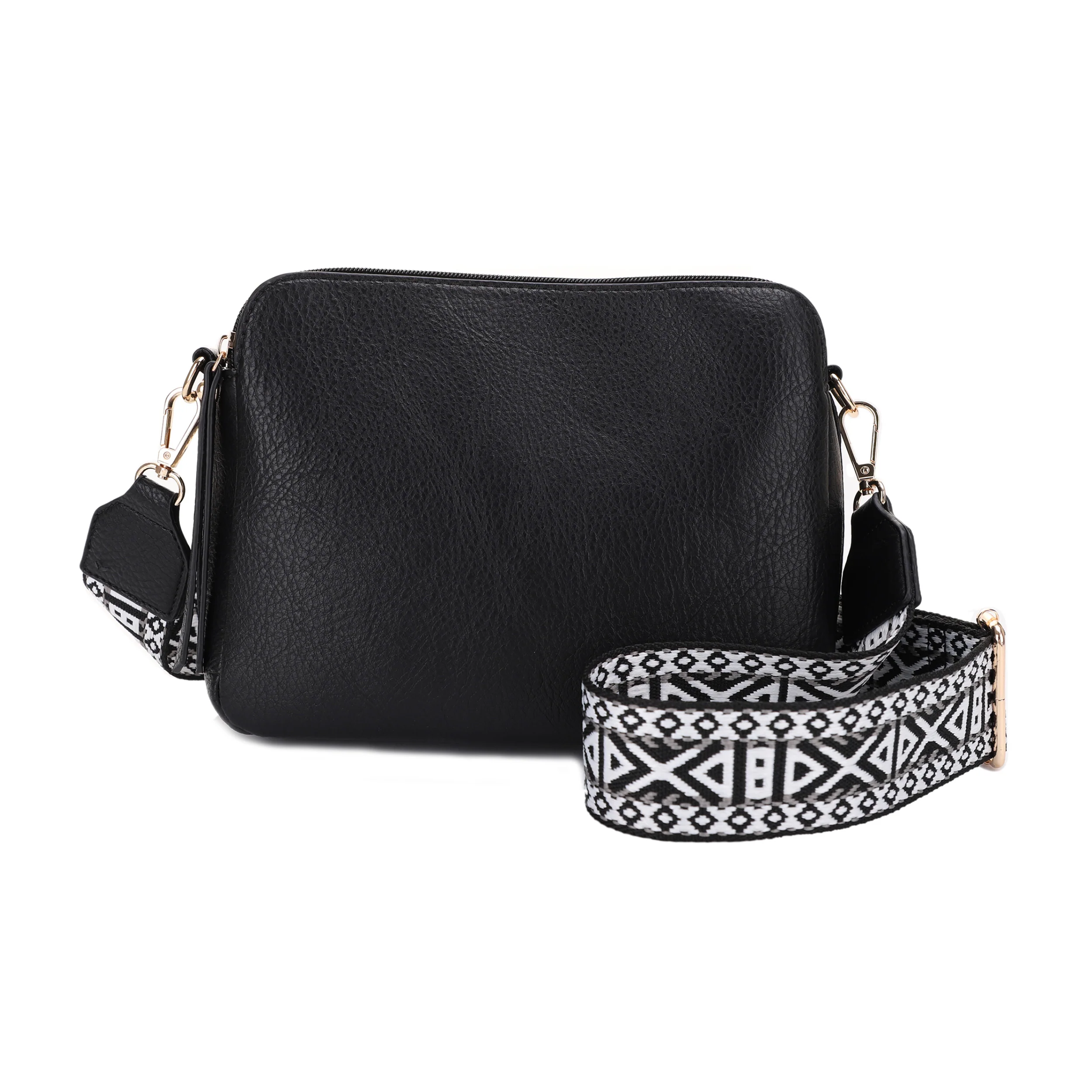 Rebecca Triple Compartment Lock and Key Concealed Carry Crossbody - Image 10