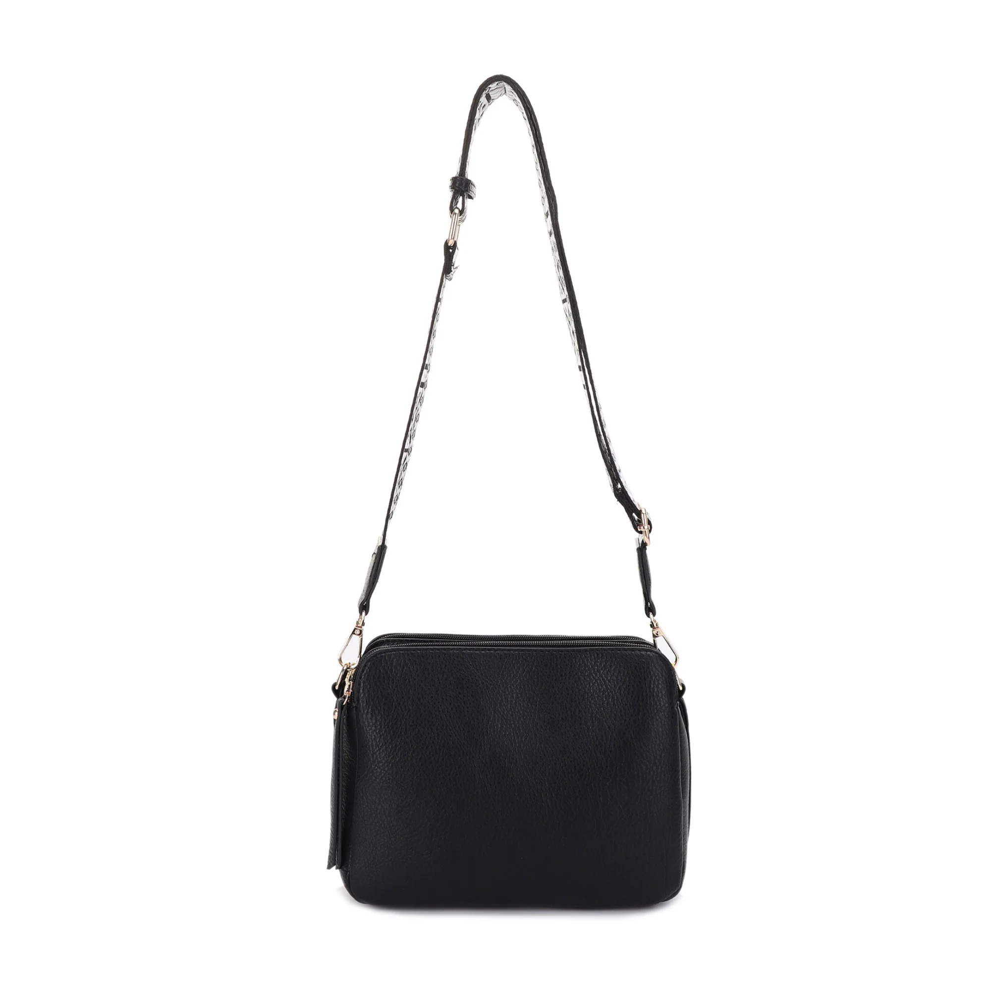 Rebecca Triple Compartment Lock and Key Concealed Carry Crossbody - Image 11
