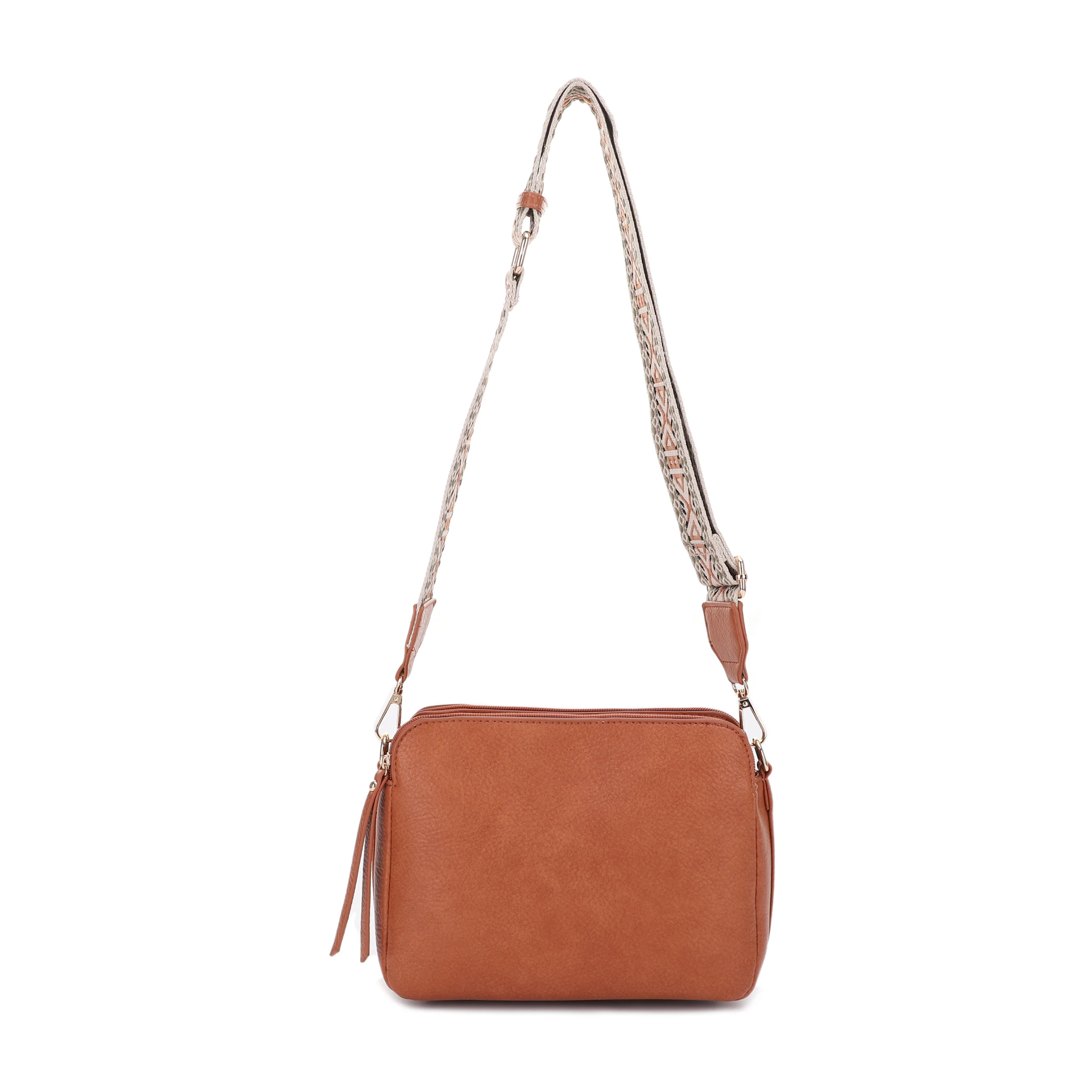Rebecca Triple Compartment Lock and Key Concealed Carry Crossbody - Image 17