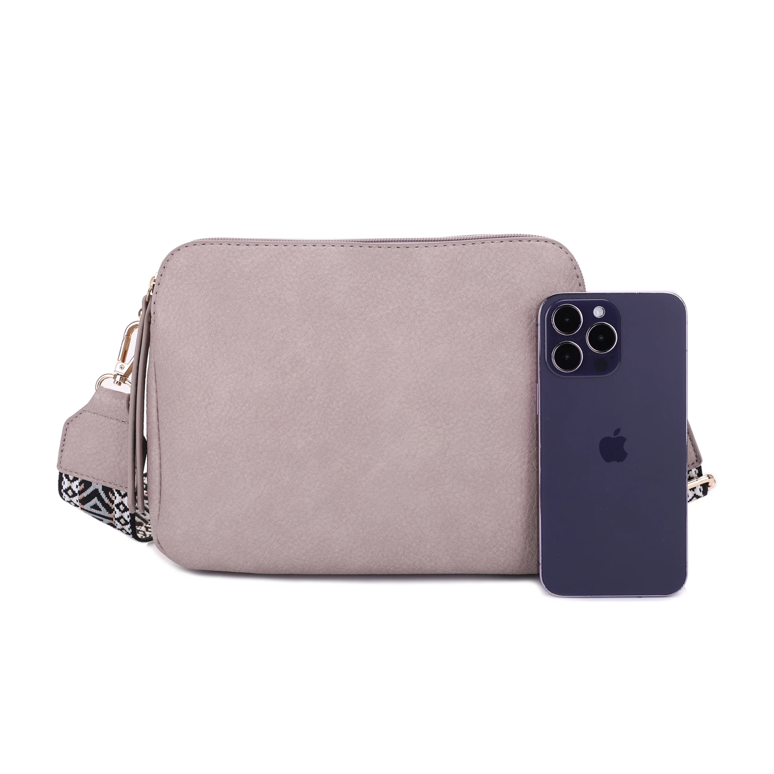 Rebecca Triple Compartment Lock and Key Concealed Carry Crossbody - Image 24