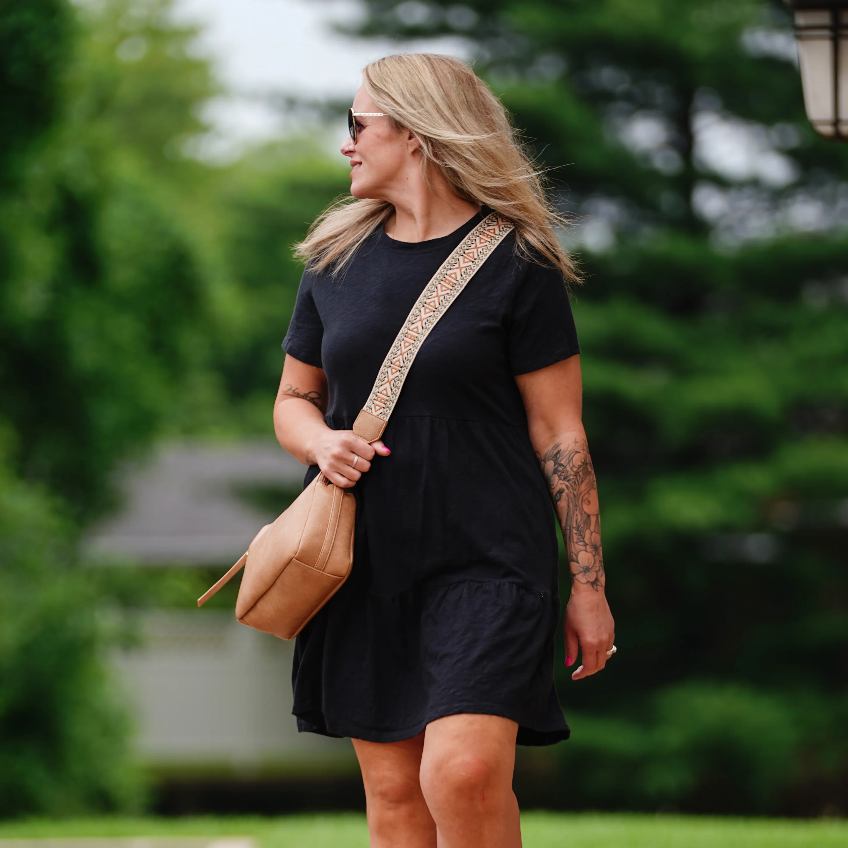Rebecca Triple Compartment Lock and Key Concealed Carry Crossbody - Image 3