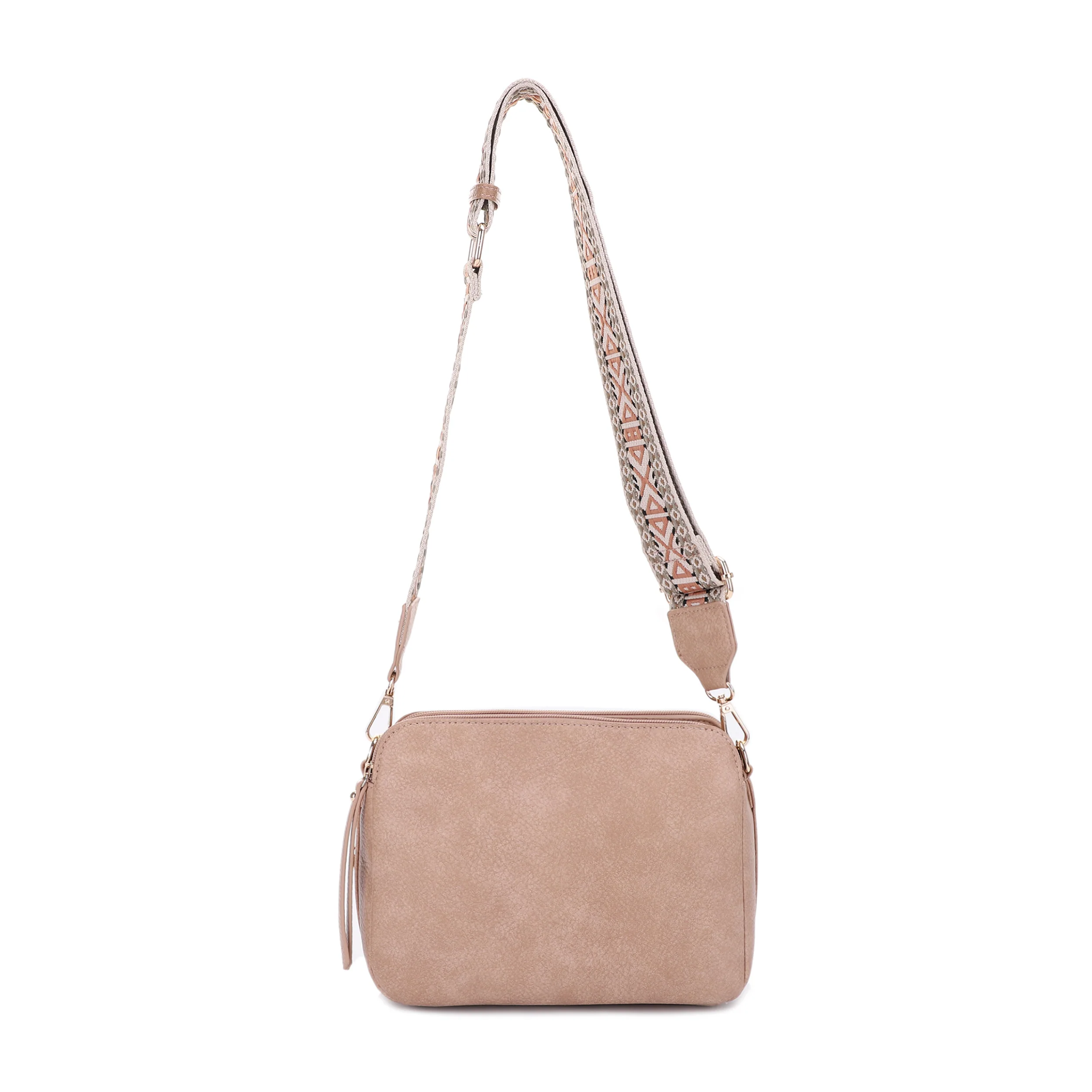 Rebecca Triple Compartment Lock and Key Concealed Carry Crossbody - Image 35