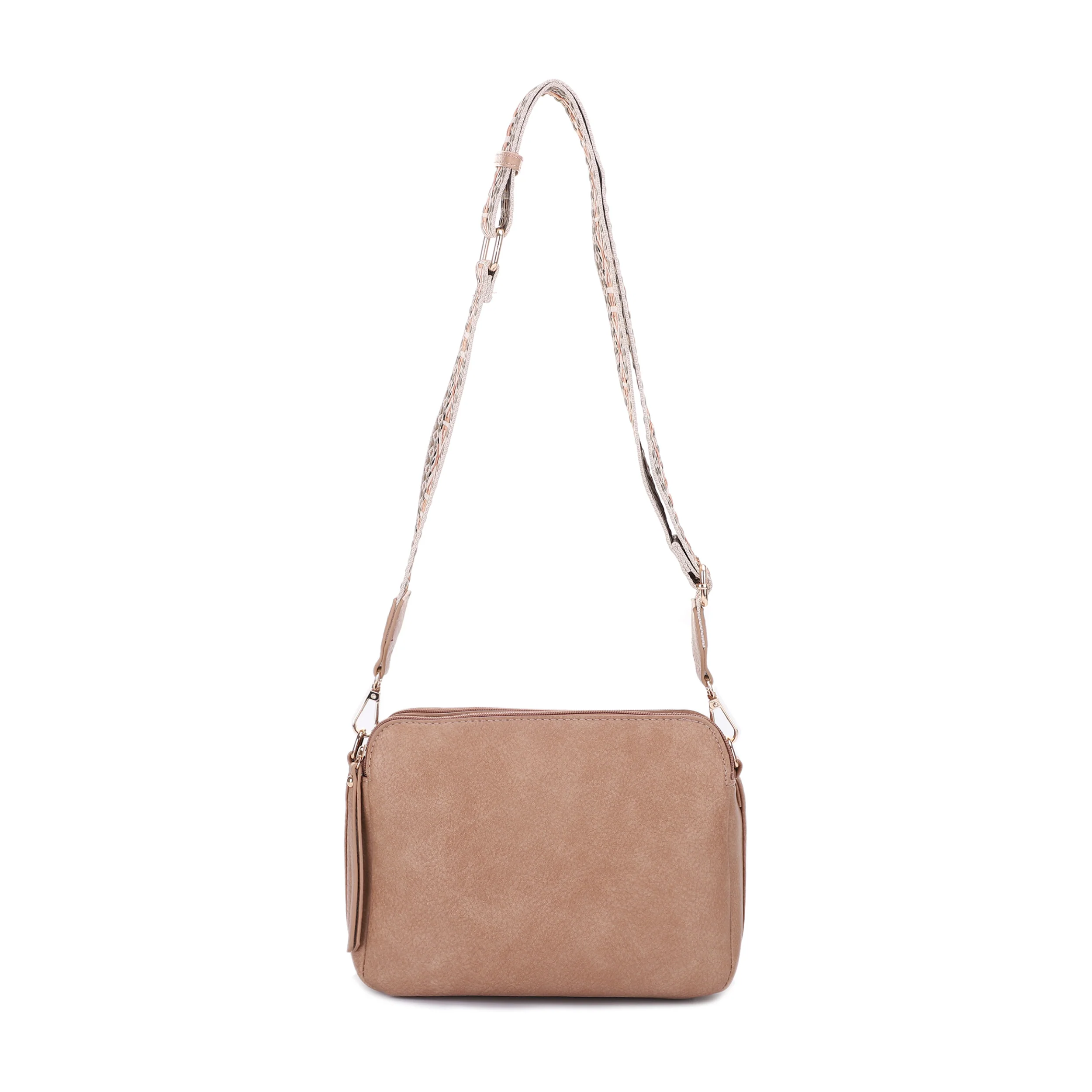 Rebecca Triple Compartment Lock and Key Concealed Carry Crossbody - Image 5