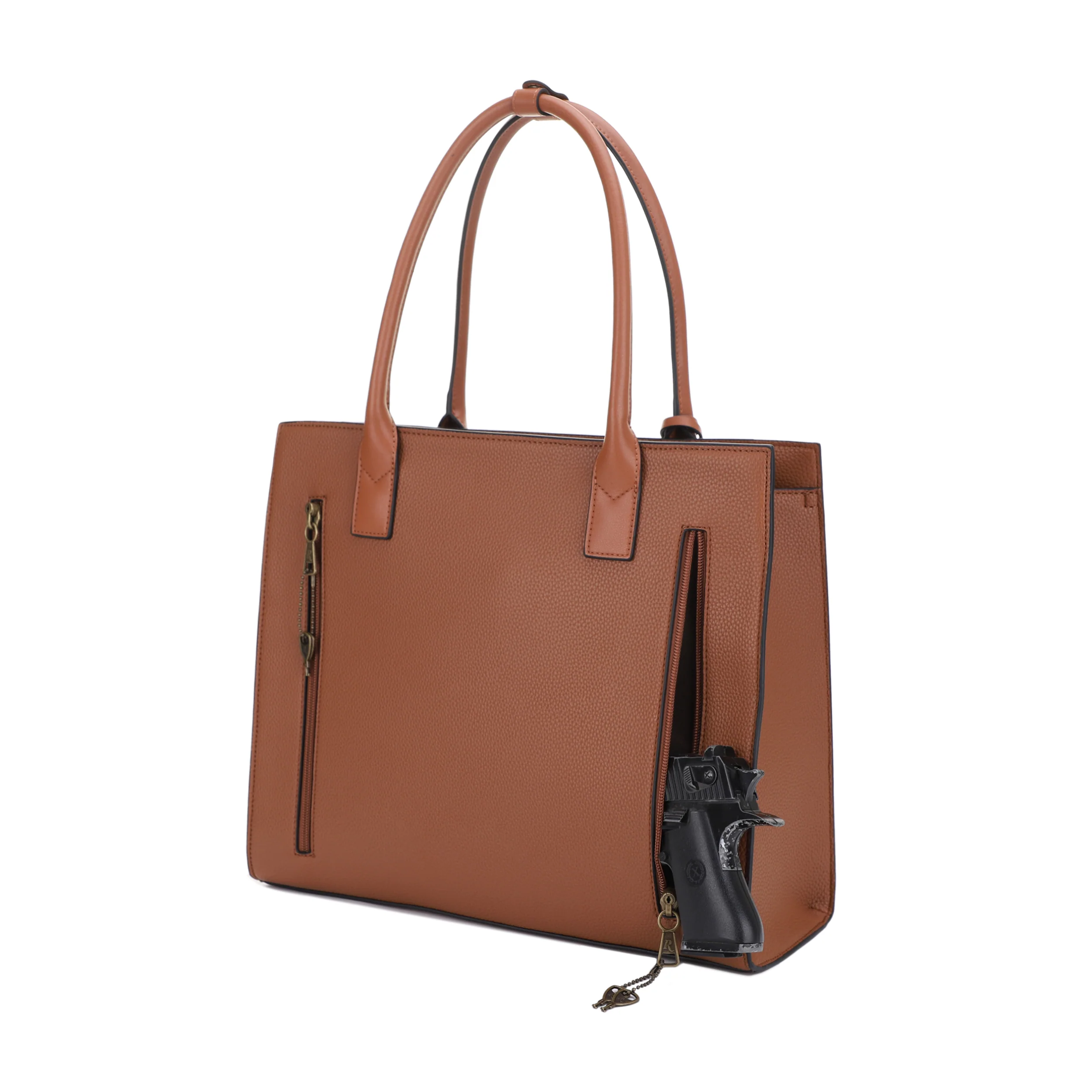 Remington Newport Concealed Carry Leather Tote - Image 21