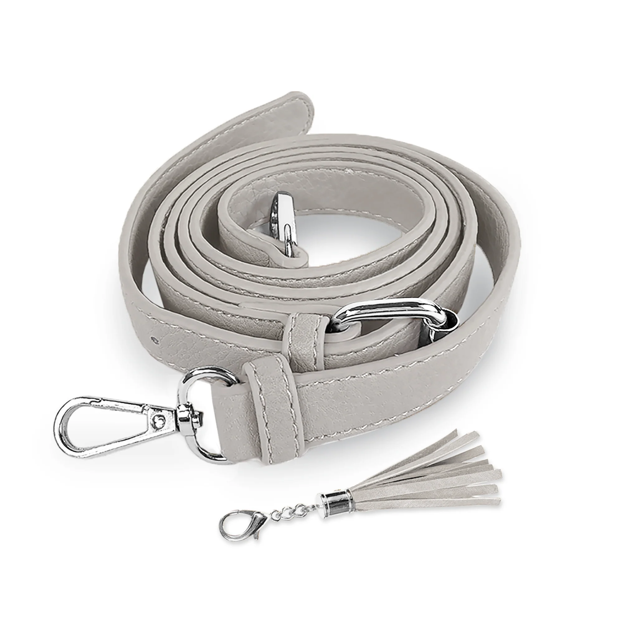 Replacement Shoulder Strap w/ Tassel - Silver Hardware - Image 8