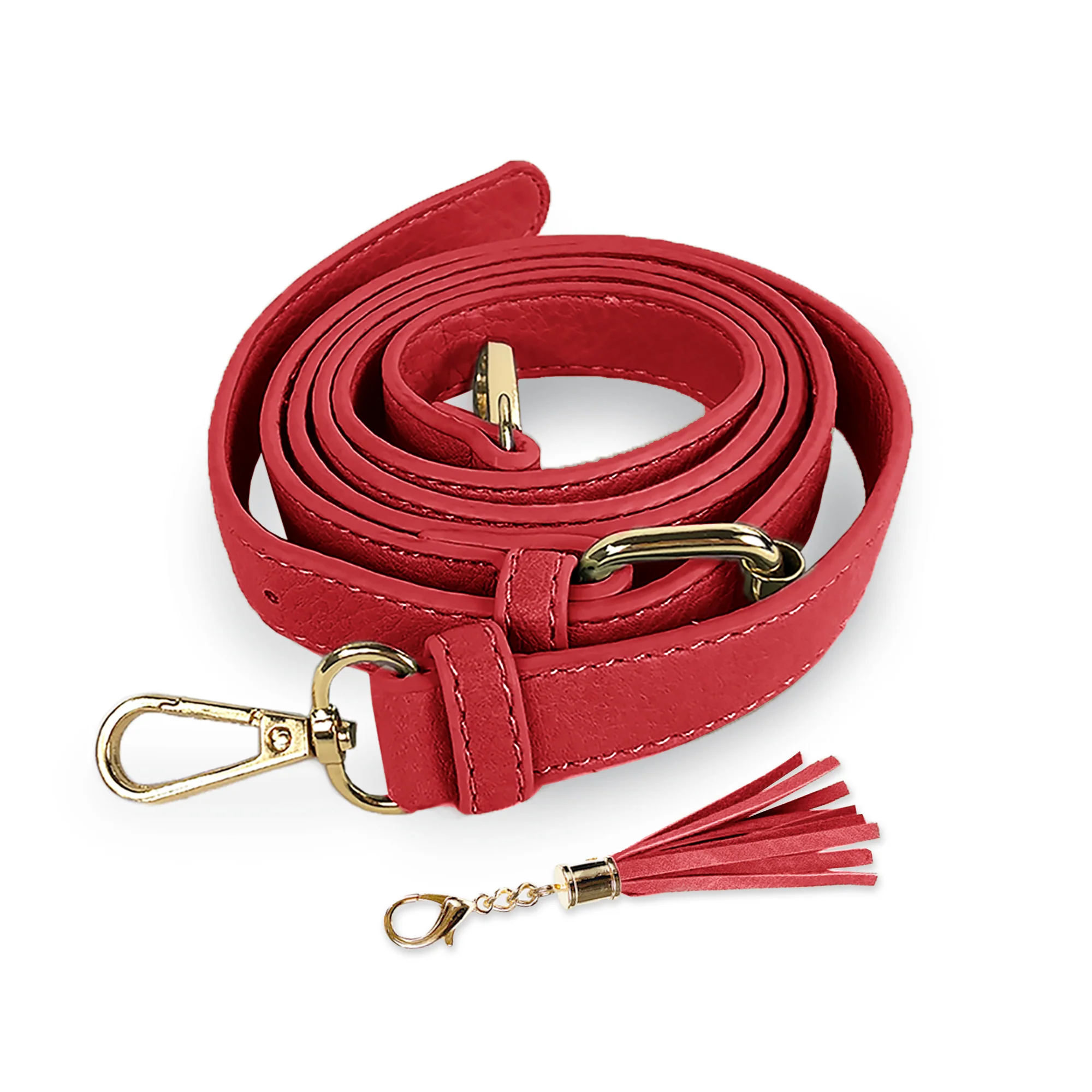 Replacement Shoulder Strap w/ Tassel - Gold Hardware - Image 16
