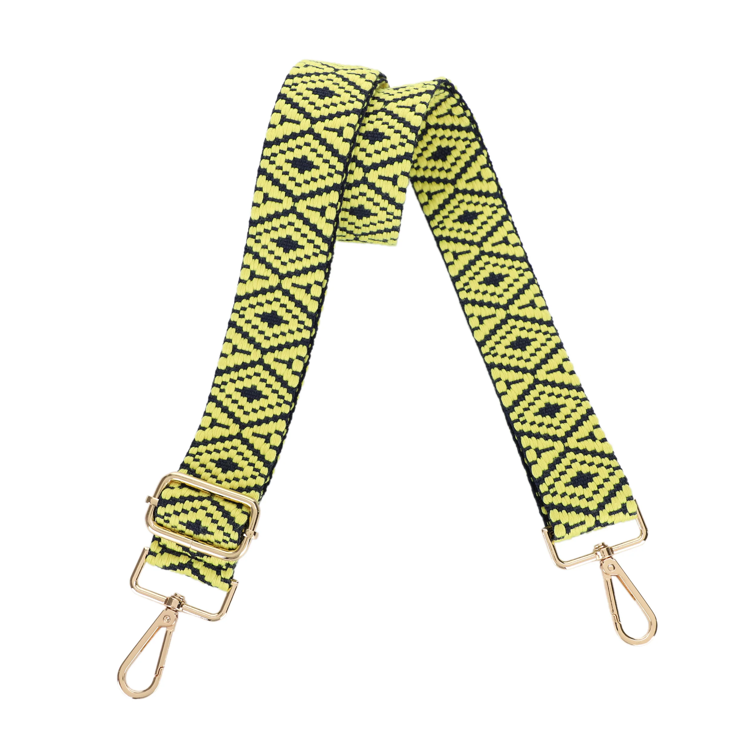 1.5 Inch Wide Replacement Webbing Strap with Gold Metal Hardware - Image 13