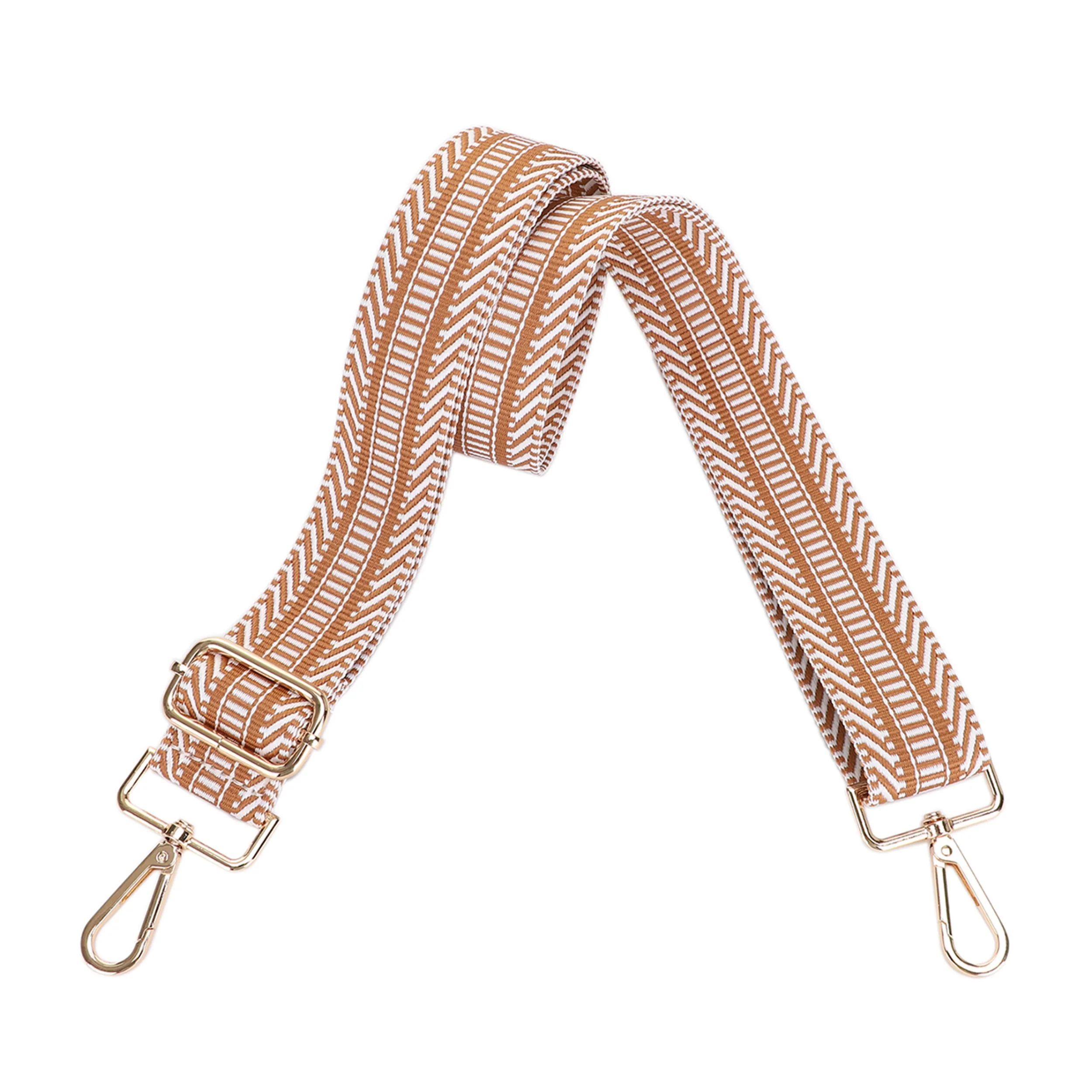 1.5 Inch Wide Replacement Webbing Strap with Gold Metal Hardware - Image 17
