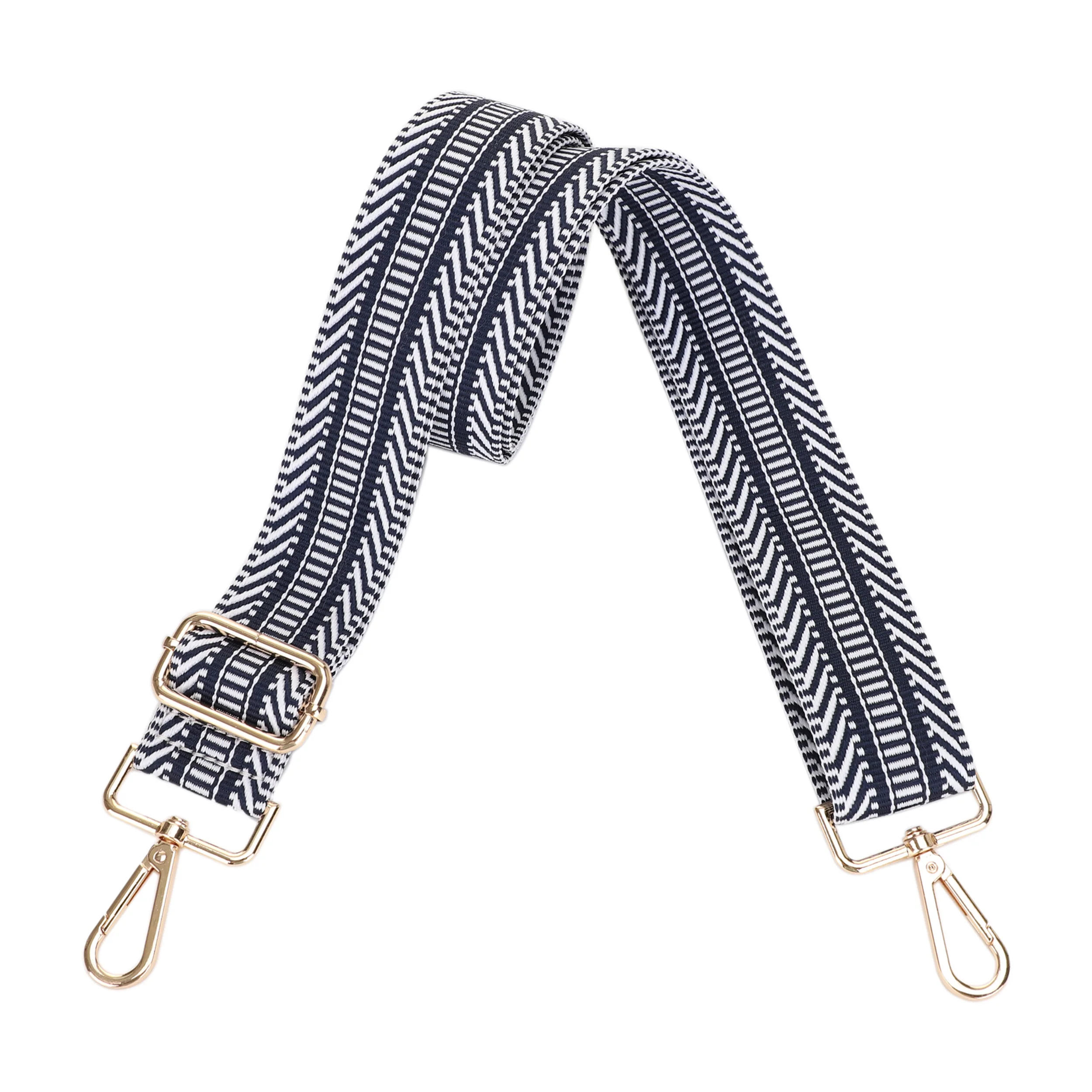 1.5 Inch Wide Replacement Webbing Strap with Gold Metal Hardware - Image 18