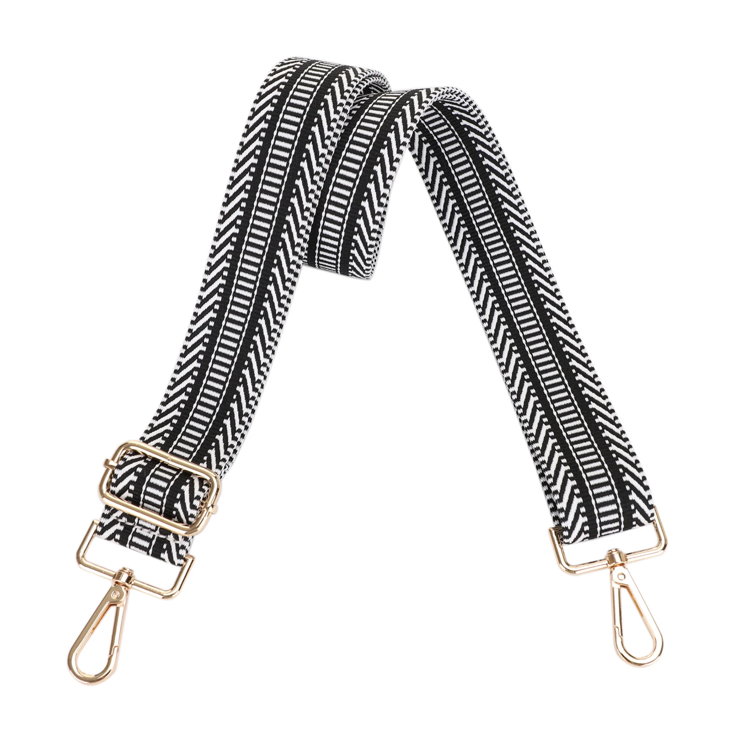 1.5 Inch Wide Replacement Webbing Strap with Gold Metal Hardware - Image 20
