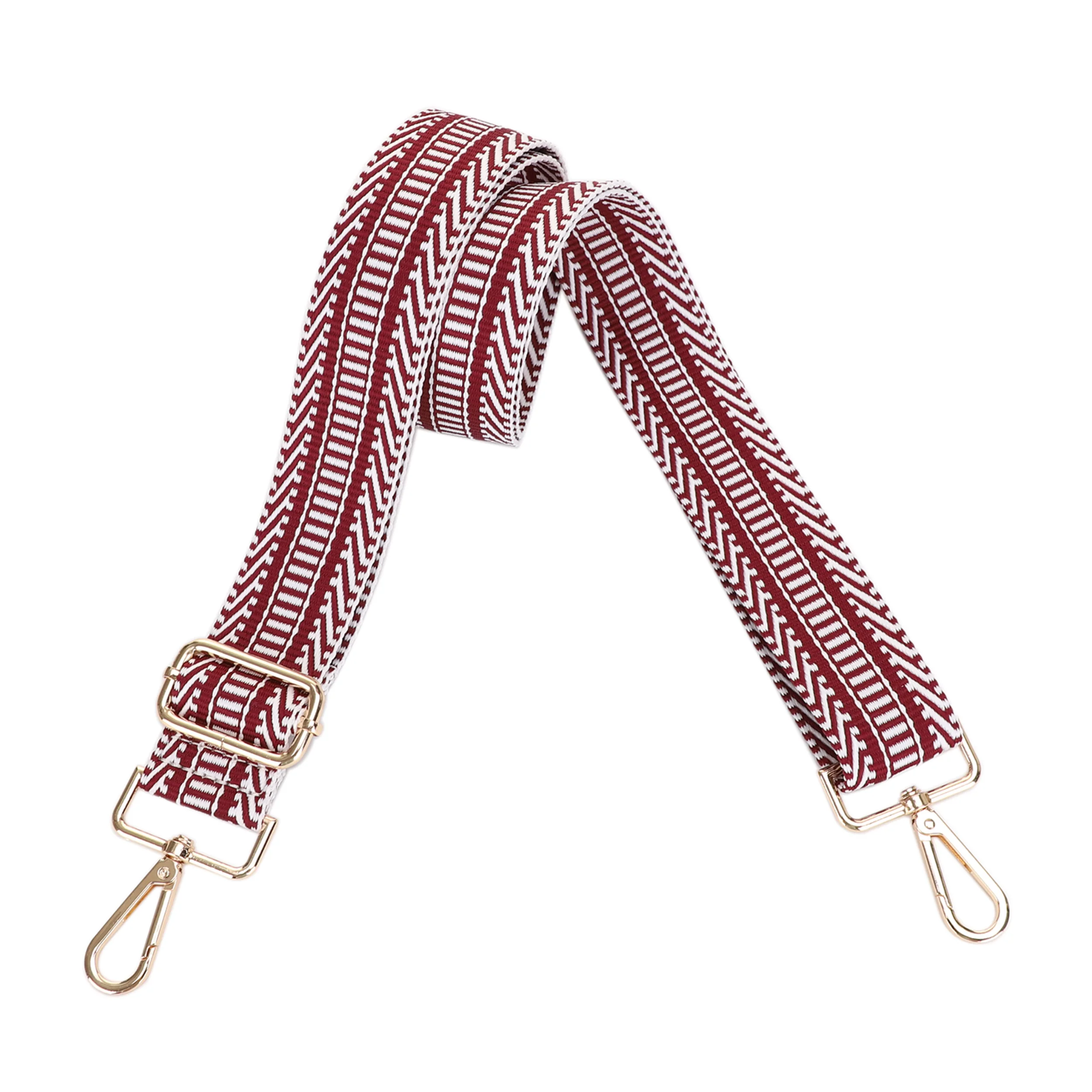 1.5 Inch Wide Replacement Webbing Strap with Gold Metal Hardware - Image 23