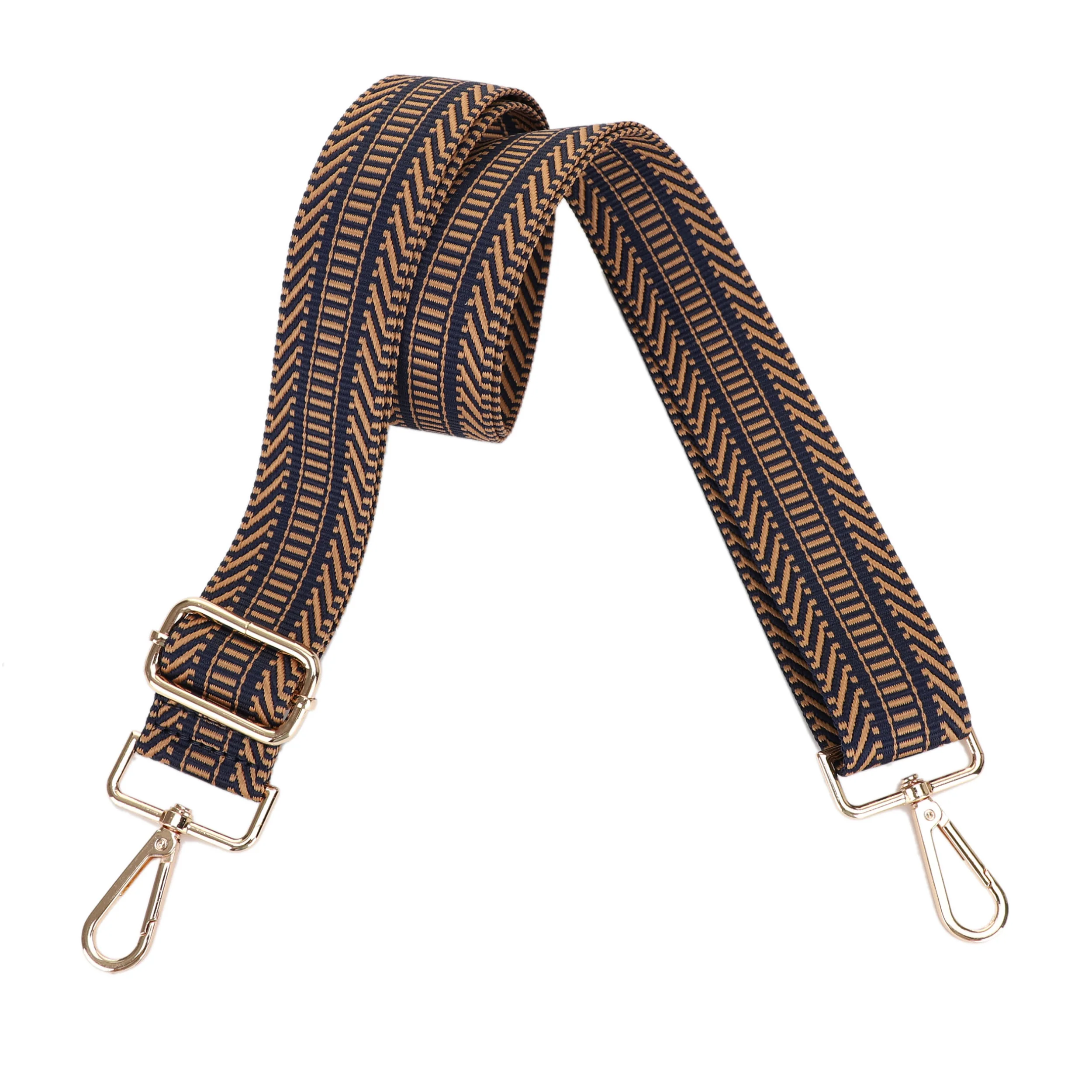 1.5 Inch Wide Replacement Webbing Strap with Gold Metal Hardware - Image 24