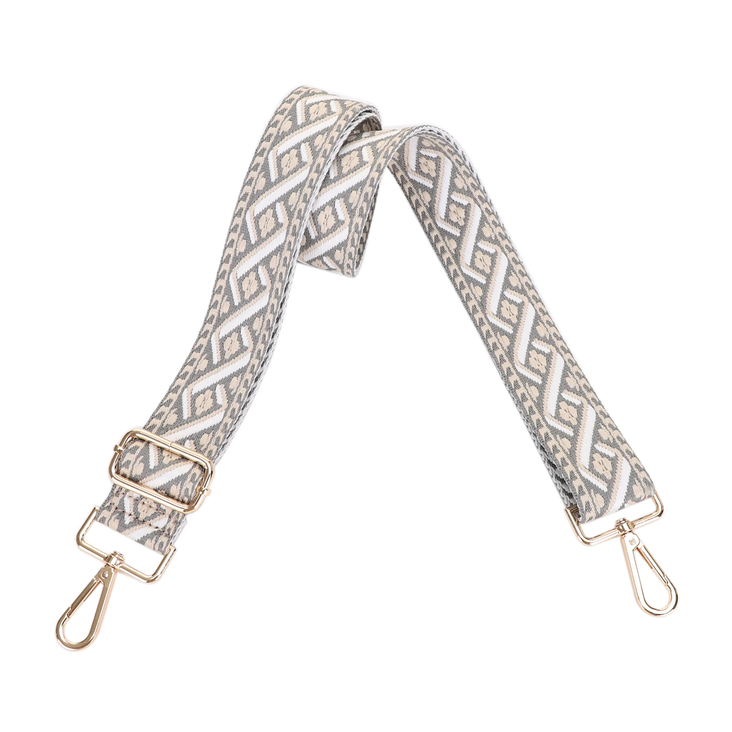 1.5 Inch Wide Replacement Webbing Strap with Gold Metal Hardware - Image 31