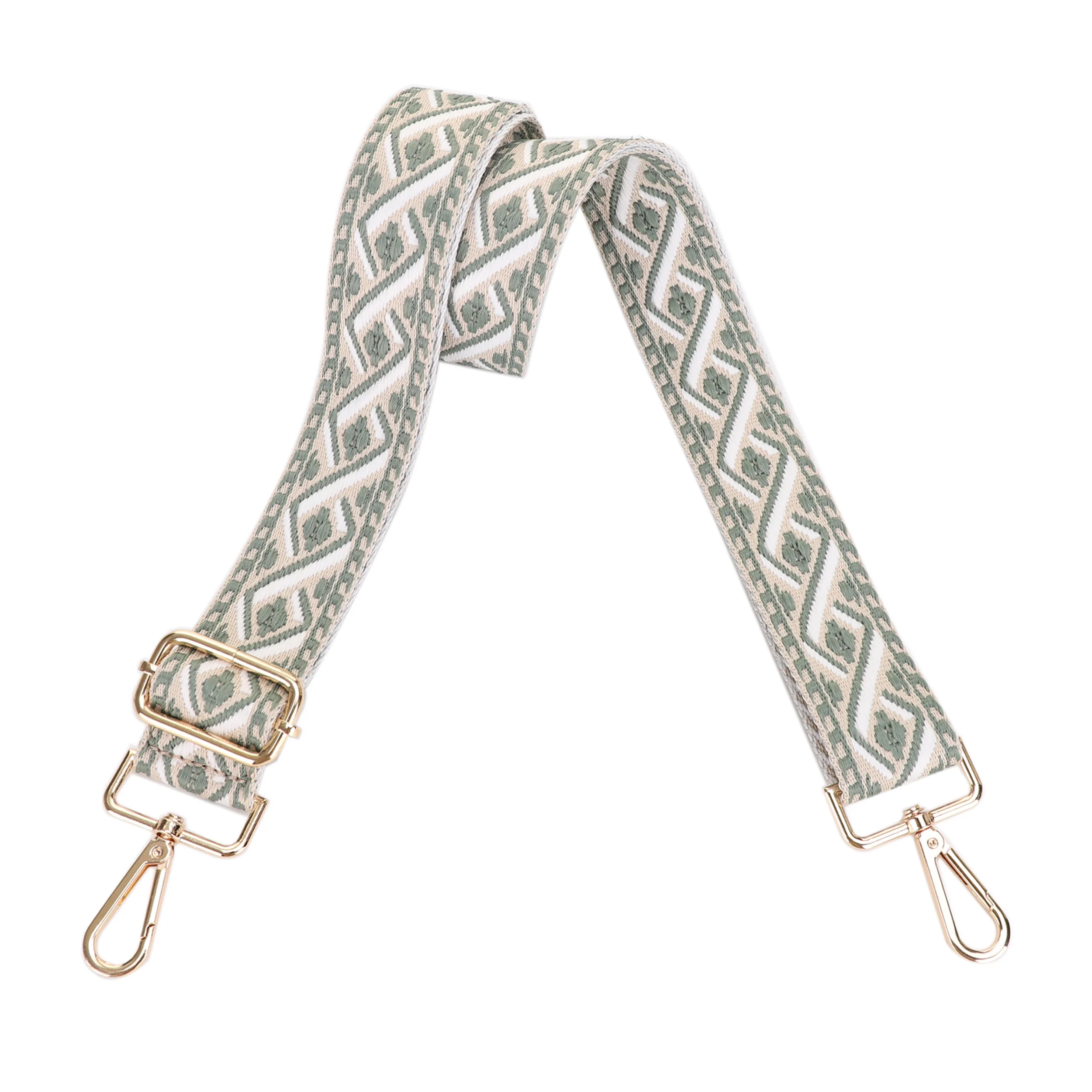 1.5 Inch Wide Replacement Webbing Strap with Gold Metal Hardware - Image 32