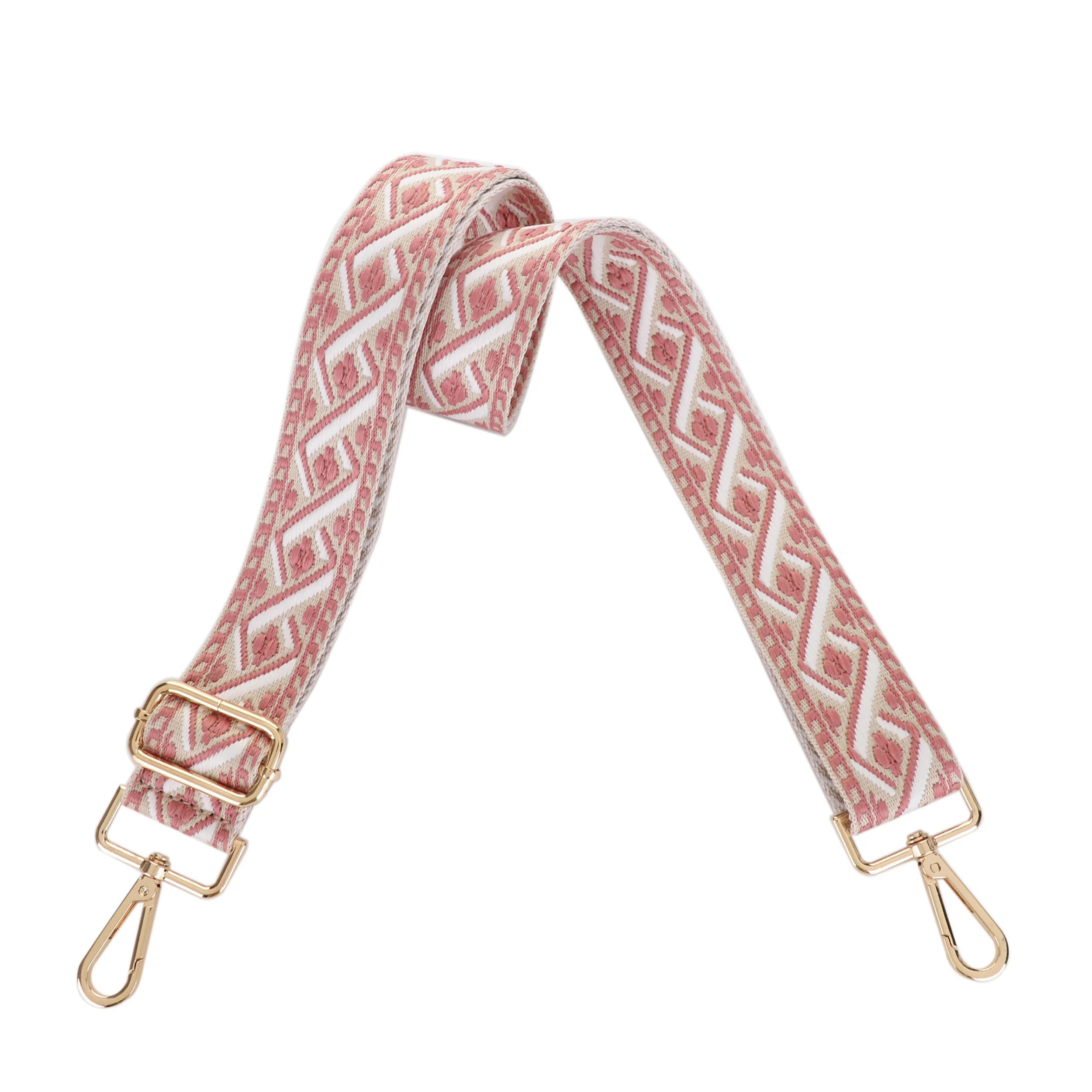 1.5 Inch Wide Replacement Webbing Strap with Gold Metal Hardware - Image 33